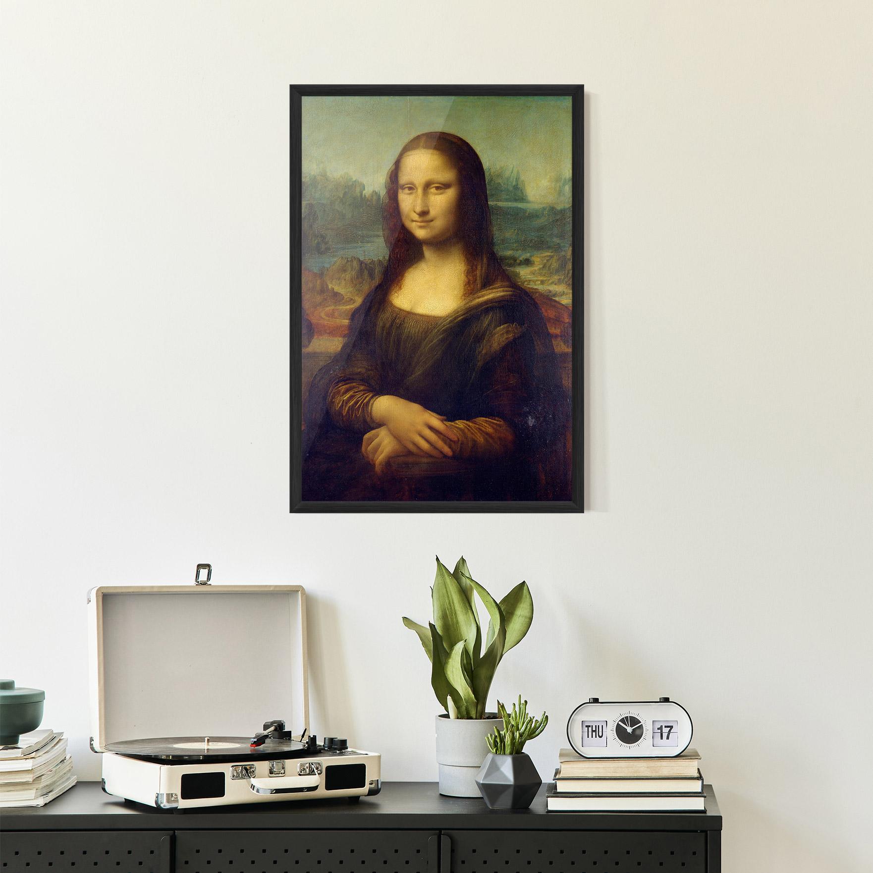 Poster Înrămat Gioconda By Leonardo Da Vinci mockup 2