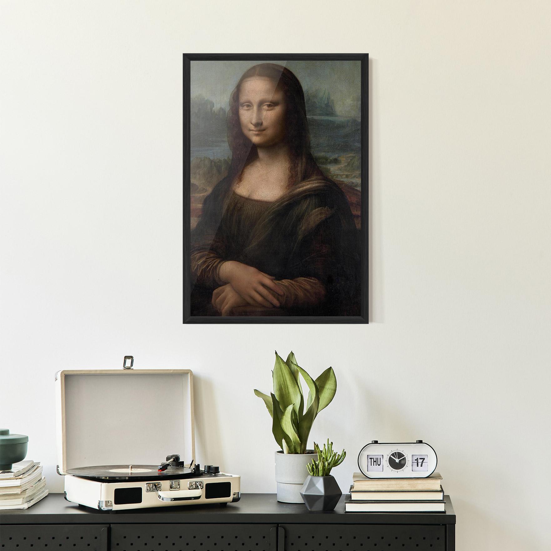 Poster Înrămat Mona Lisa By Leonardo Da Vinci mockup 2