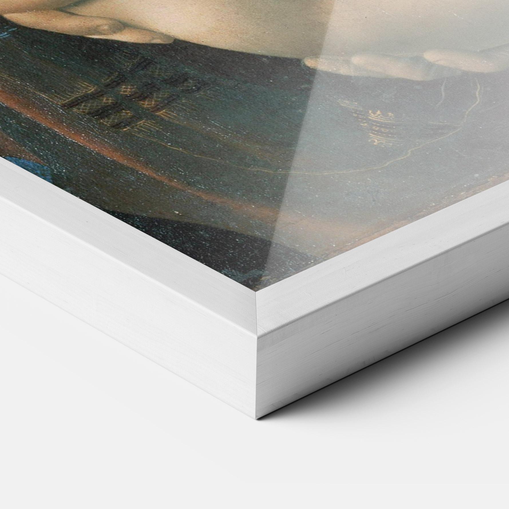 Poster Înrămat Leonardo Da Vinci Attributed Madonna Litta mockup 3