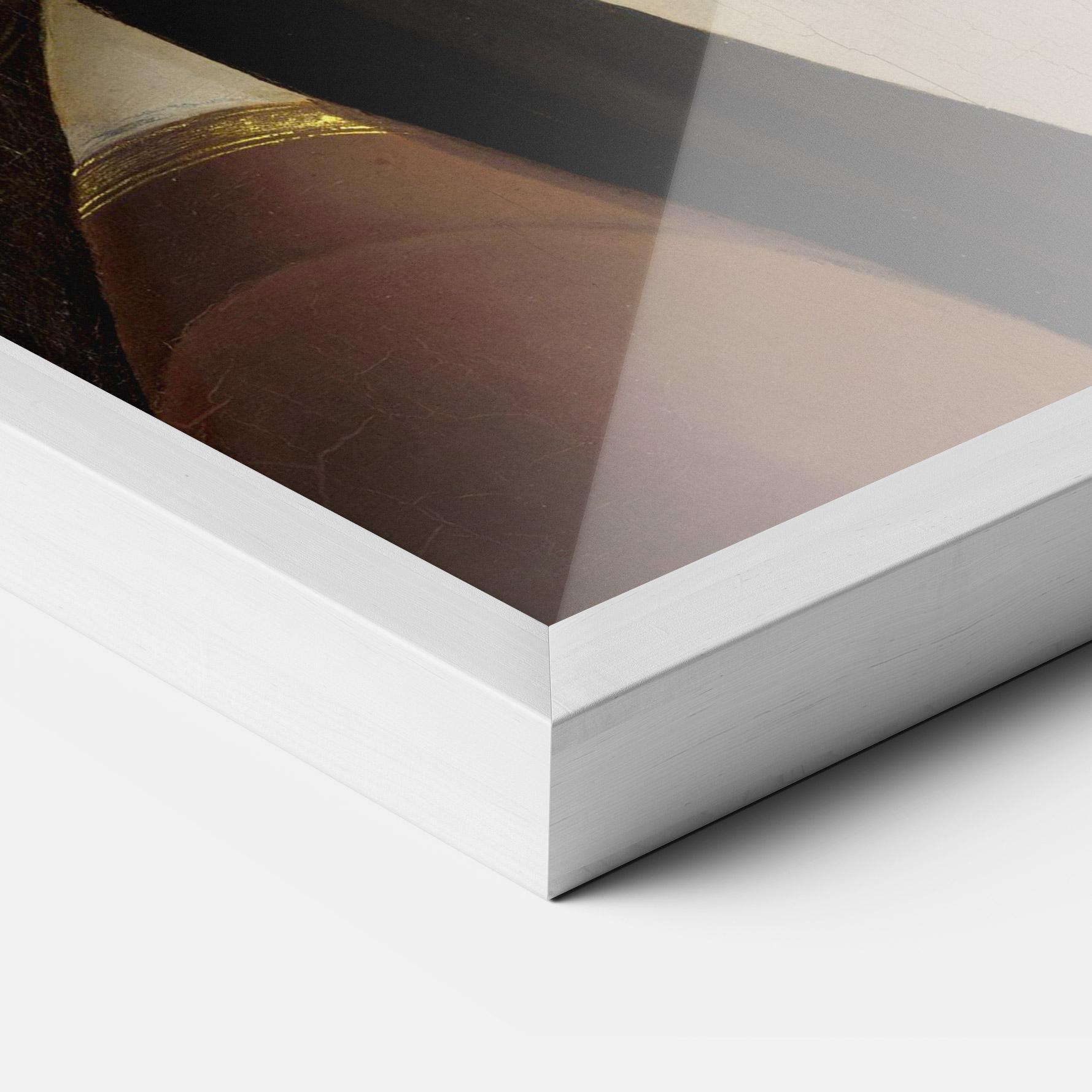 Poster Înrămat Leonardo Da Vinci Ginevra De Benci mockup 3