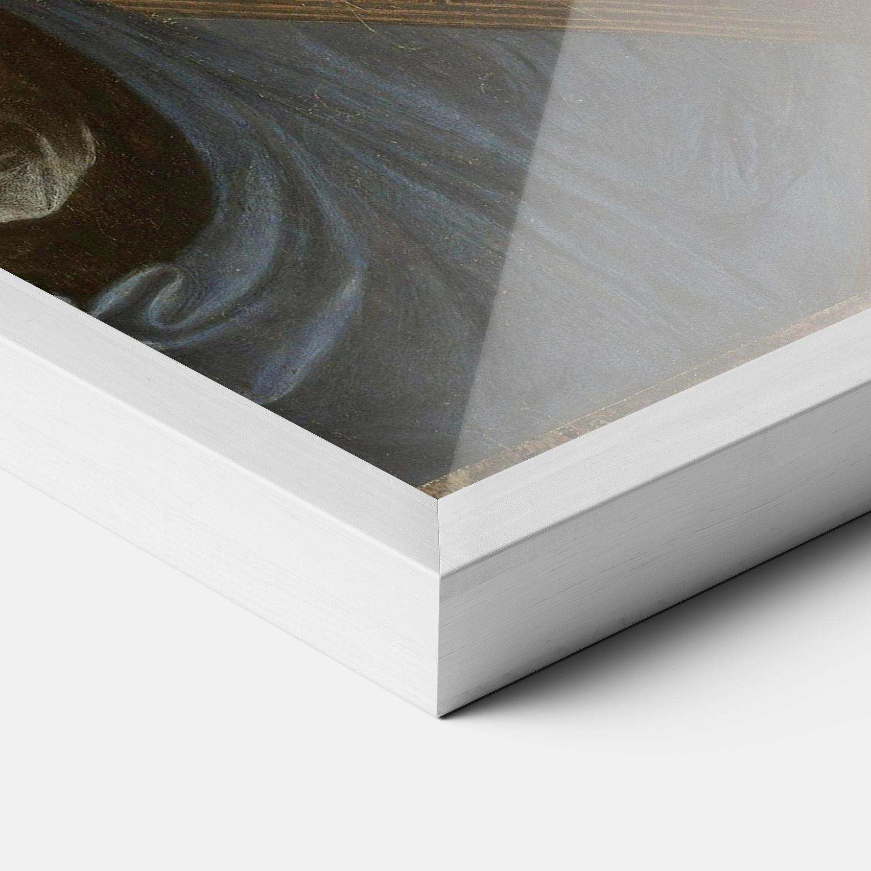 Poster Înrămat Leonardo Da Vinci Salvator Mundi mockup 3