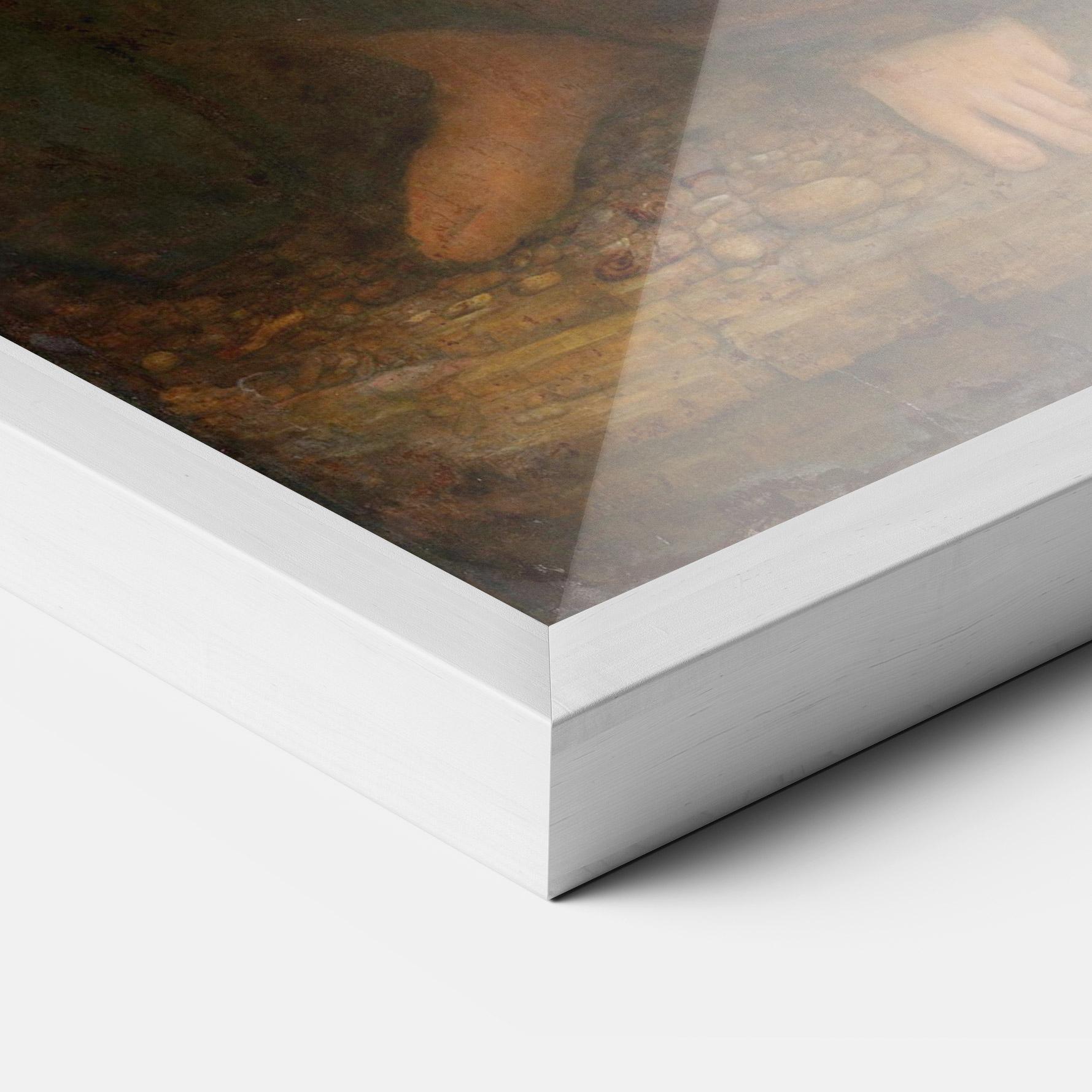 Poster Înrămat Leonardo Da Vinci Virgin And Child With St Anne mockup 3