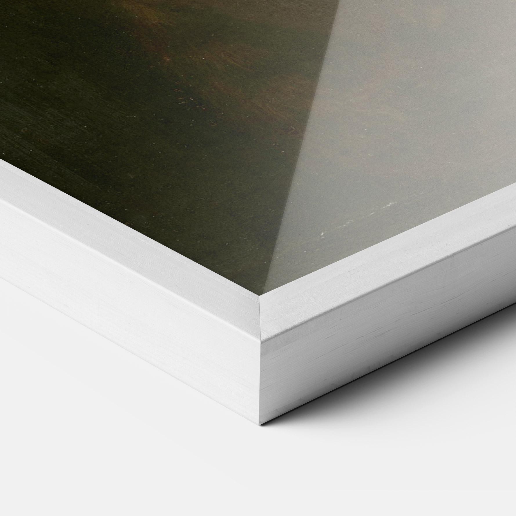 Poster Înrămat Seonardo Da Vinci Saint John The Baptist mockup 3