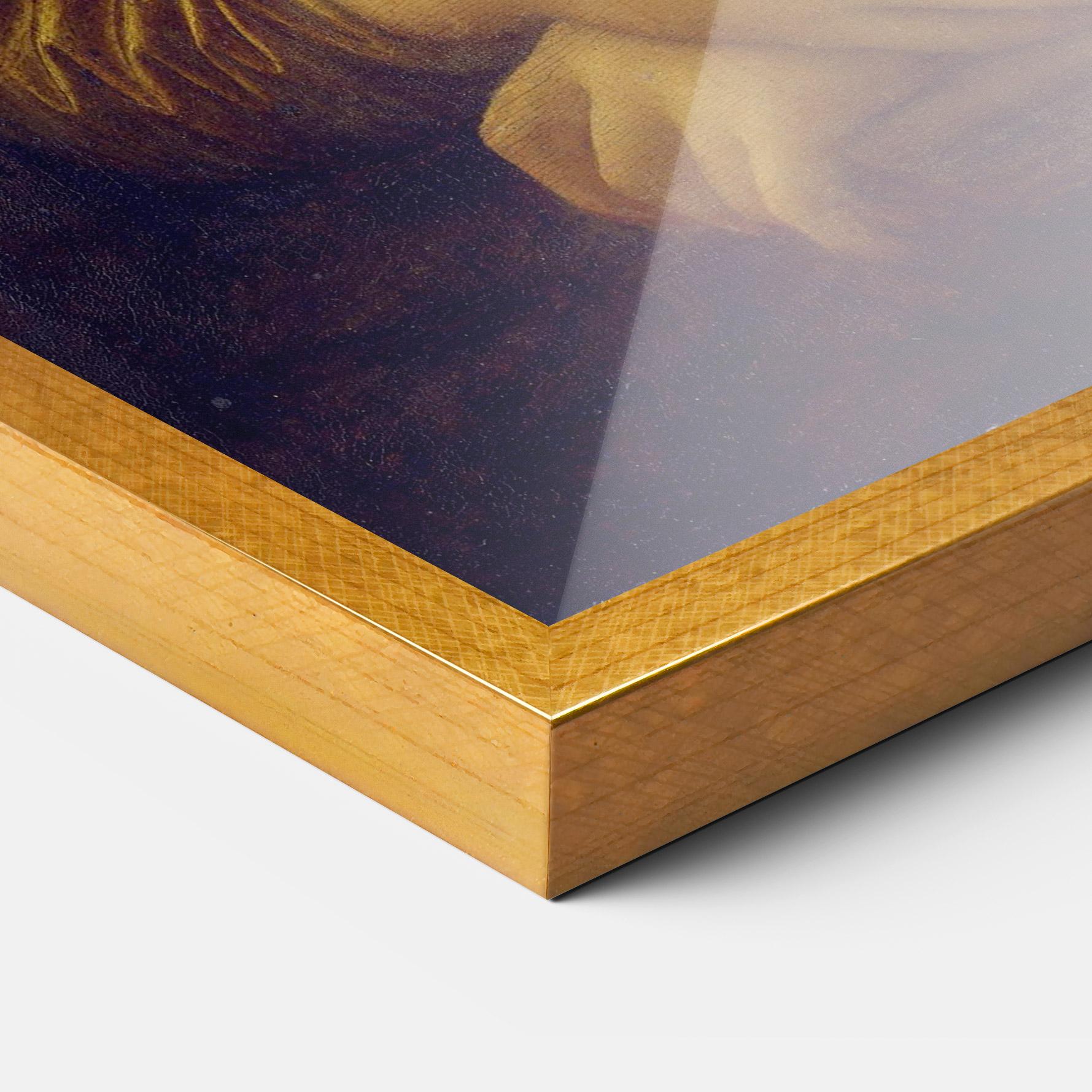 Poster Înrămat Gioconda By Leonardo Da Vinci mockup 3