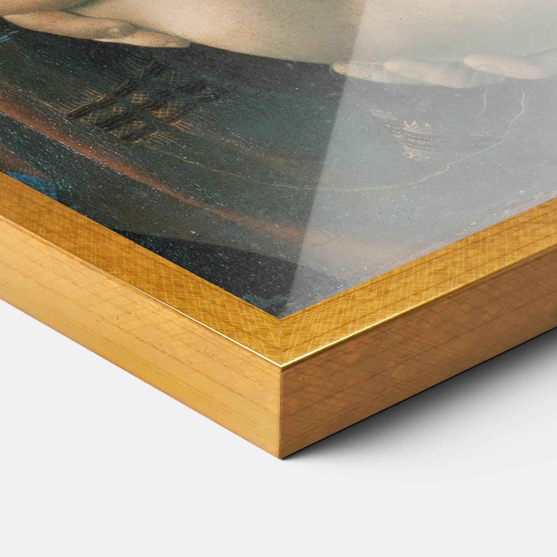 Poster Înrămat Leonardo Da Vinci Attributed Madonna Litta mockup 3