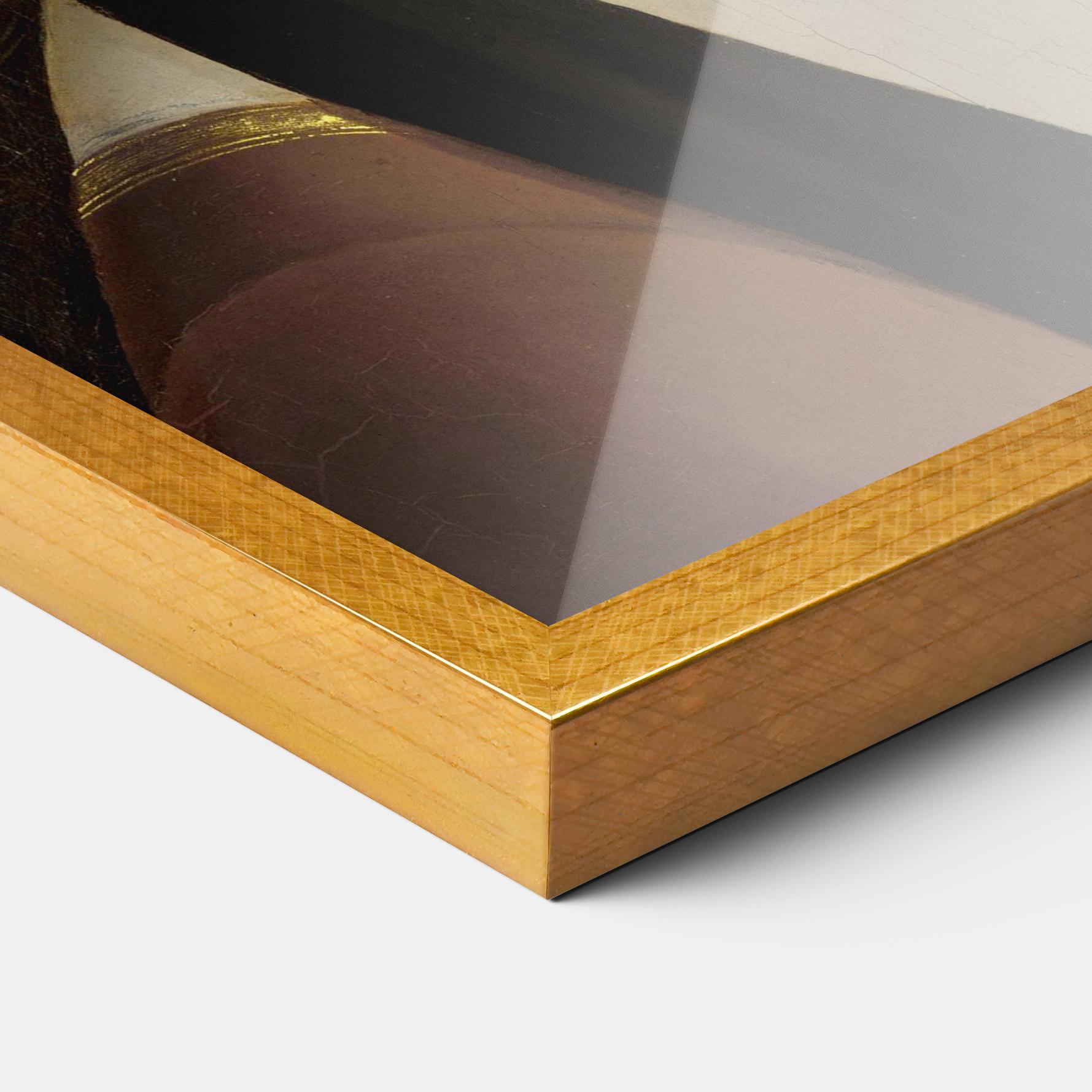 Poster Înrămat Leonardo Da Vinci Ginevra De Benci mockup 3