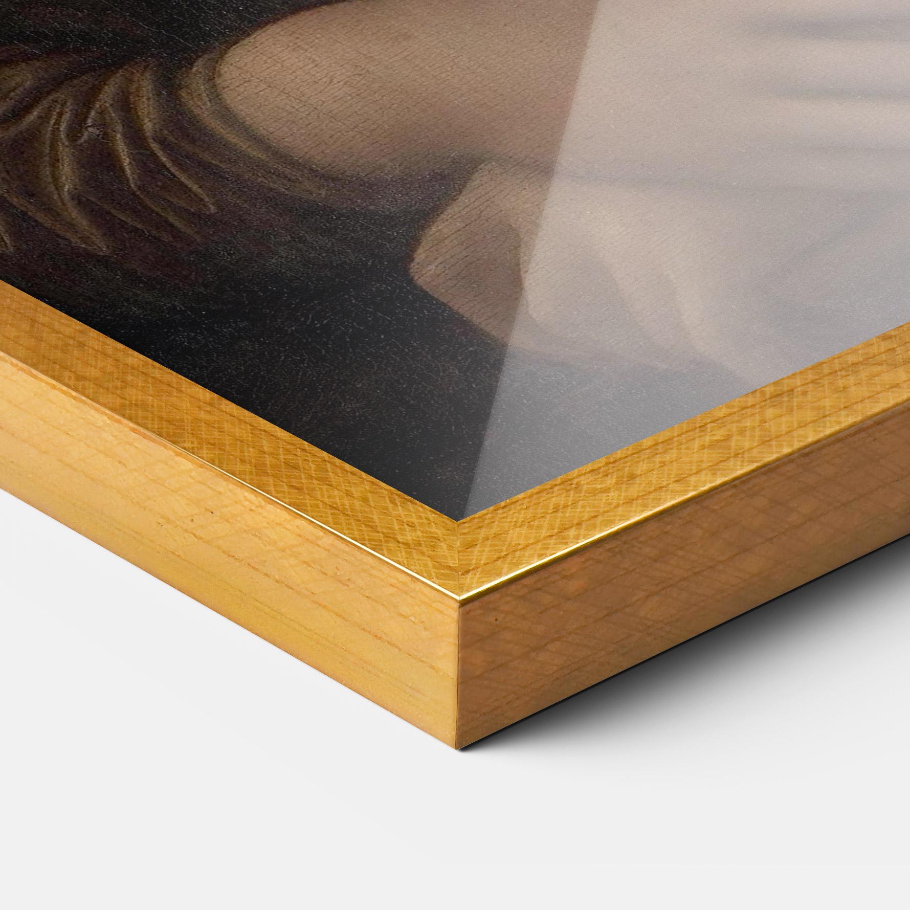 Poster Înrămat Mona Lisa By Leonardo Da Vinci mockup 3