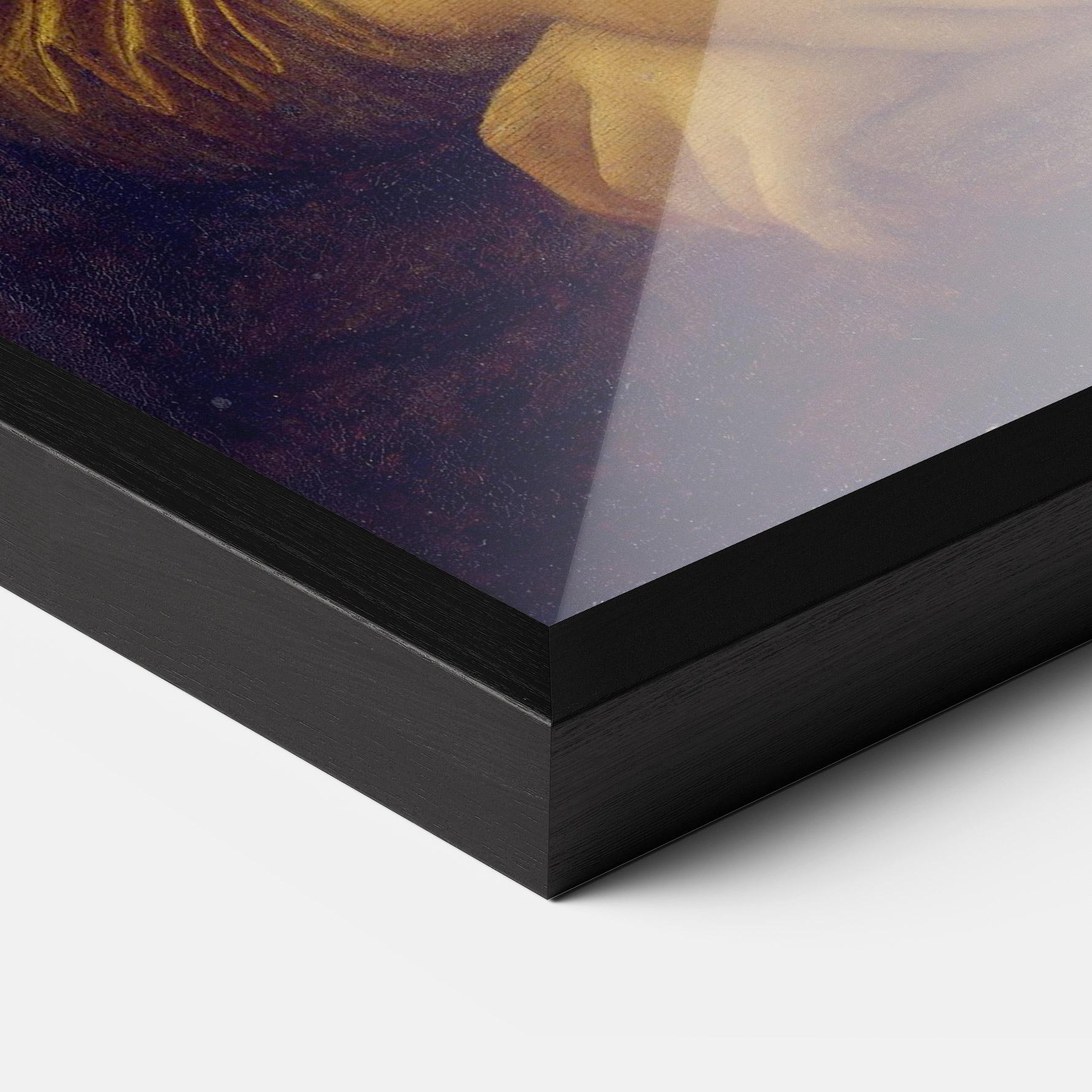 Poster Înrămat Gioconda By Leonardo Da Vinci mockup 3