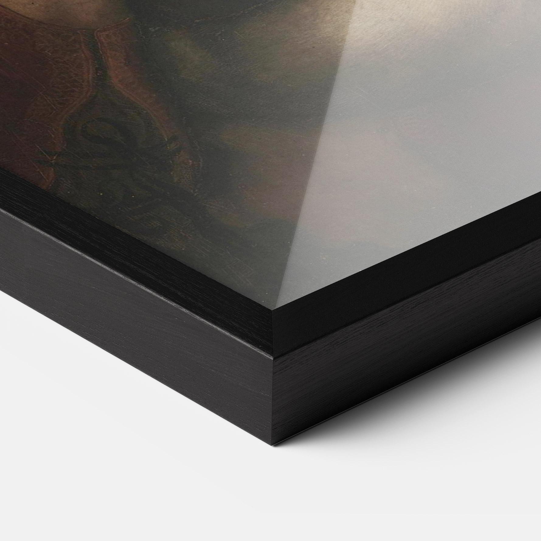 Poster Înrămat Lady With An Ermine Leonardo Da Vinci mockup 3