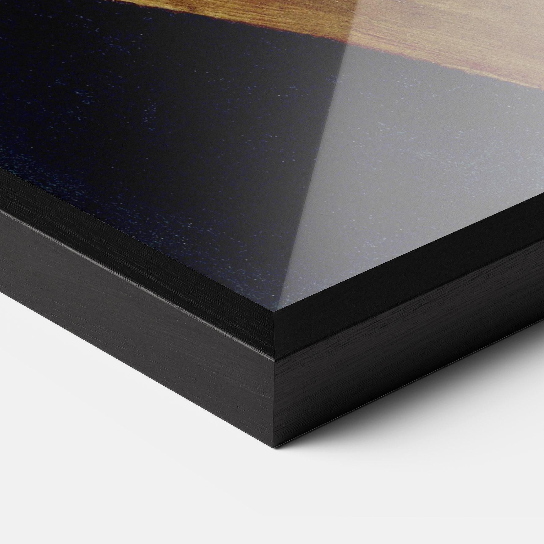 Poster Înrămat Leonardo Da Vinci's The Portrait Of A Musician mockup 3