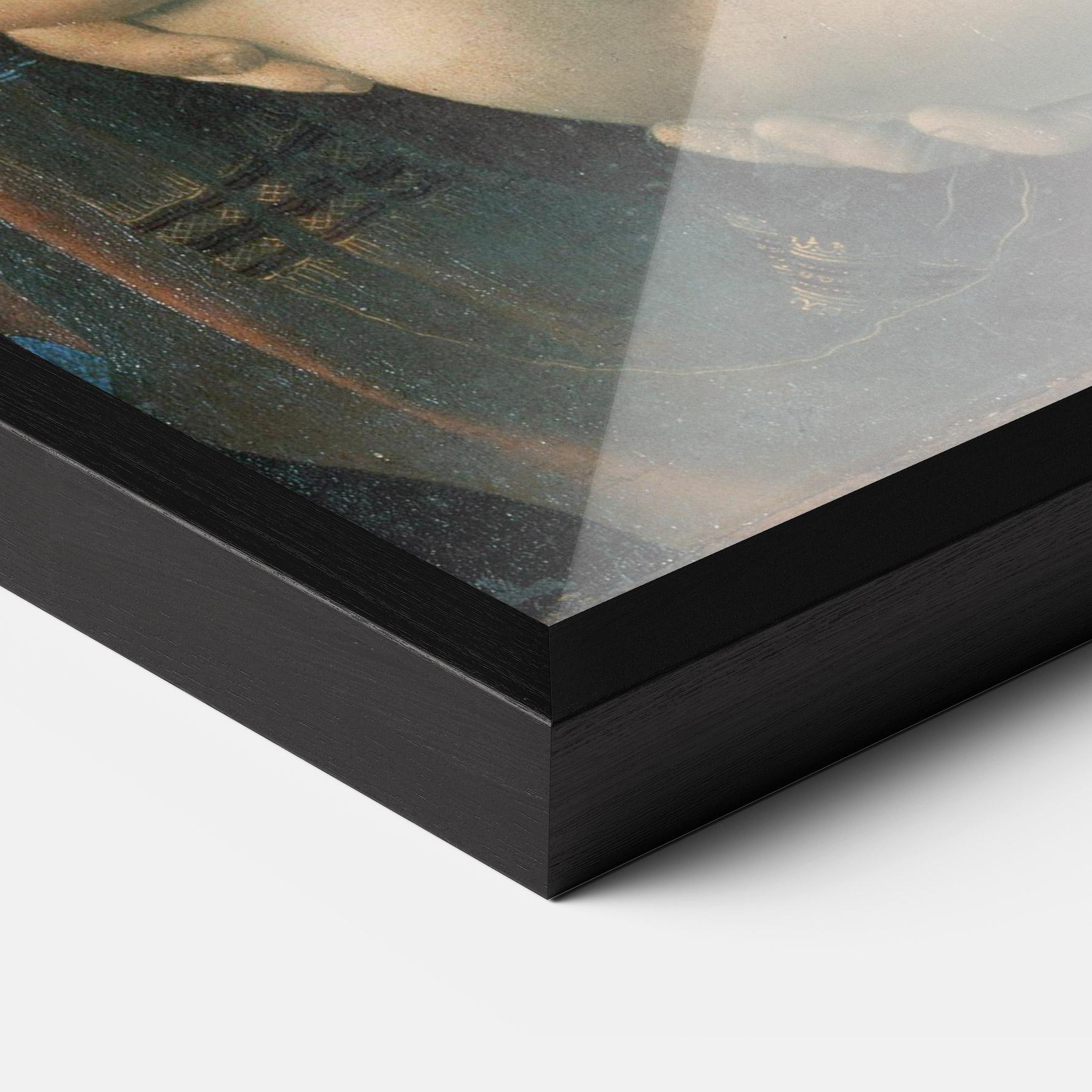 Poster Înrămat Leonardo Da Vinci Attributed Madonna Litta mockup 3