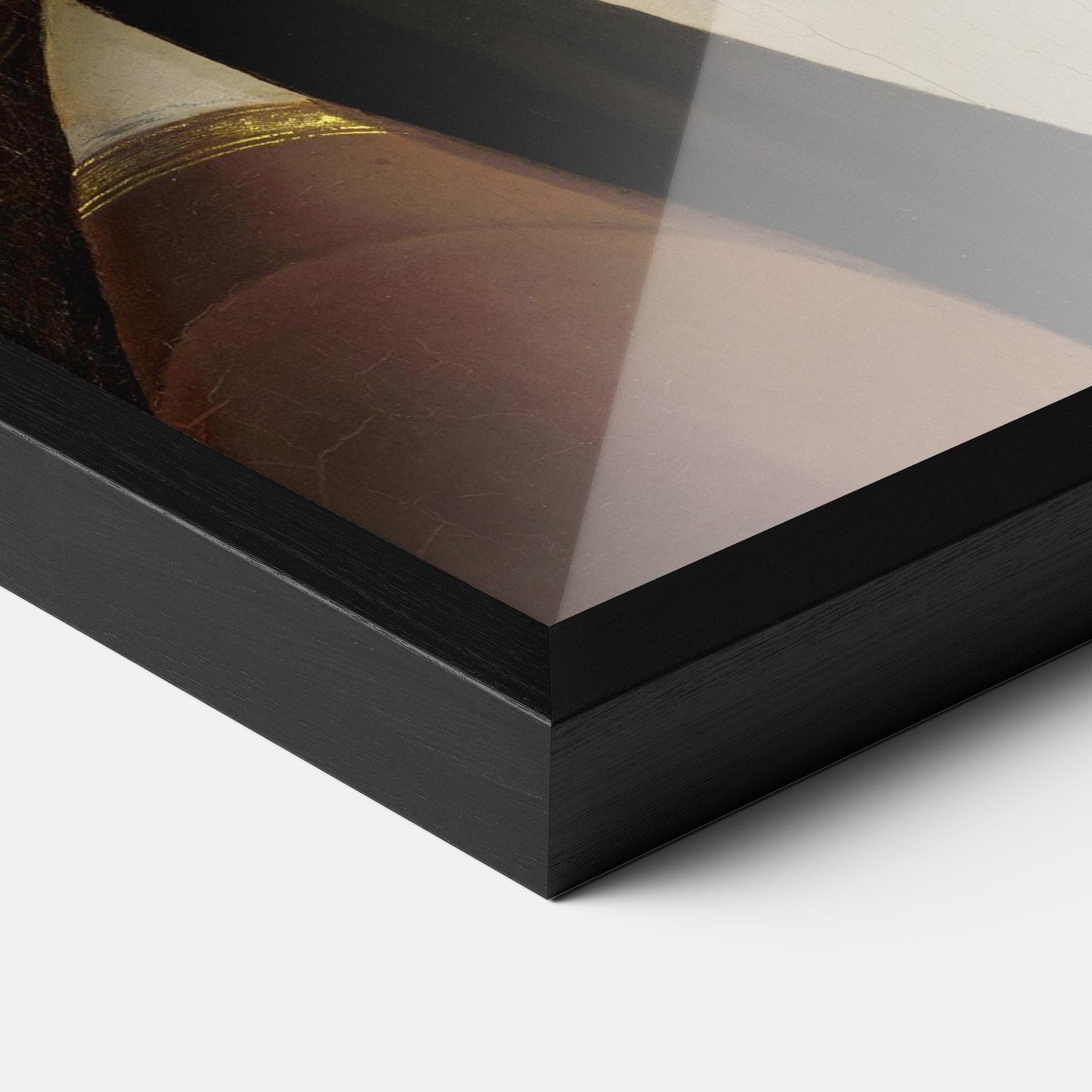 Poster Înrămat Leonardo Da Vinci Ginevra De Benci mockup 3