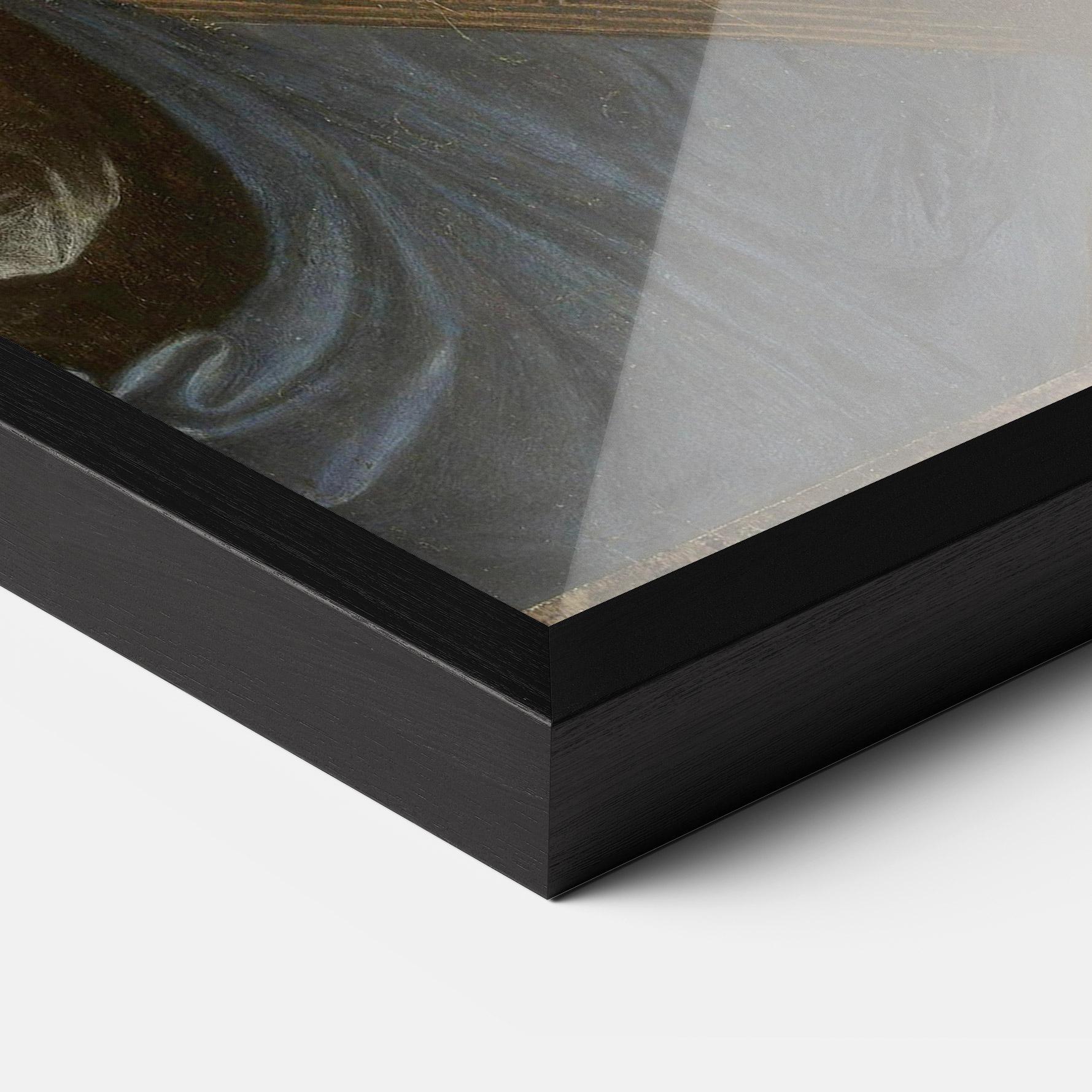 Poster Înrămat Leonardo Da Vinci Salvator Mundi mockup 3