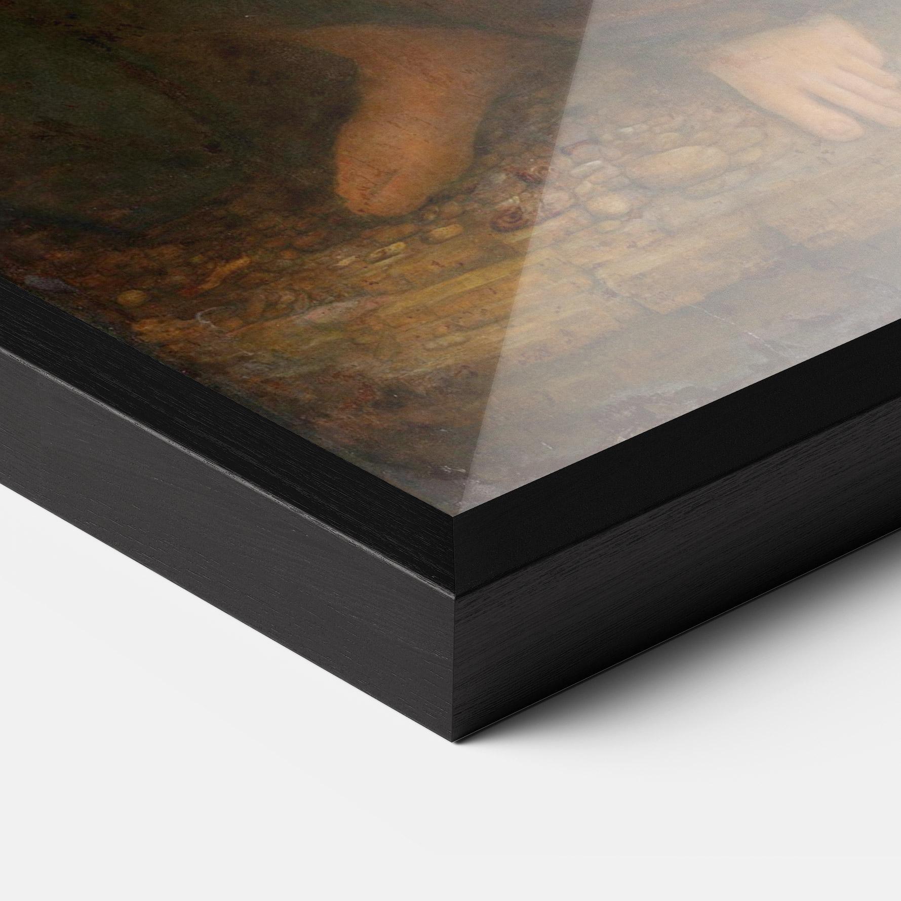 Poster Înrămat Leonardo Da Vinci Virgin And Child With St Anne mockup 3