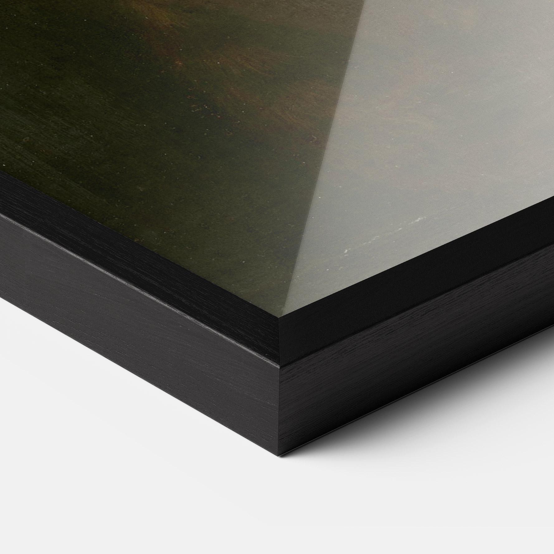 Poster Înrămat Seonardo Da Vinci Saint John The Baptist mockup 3