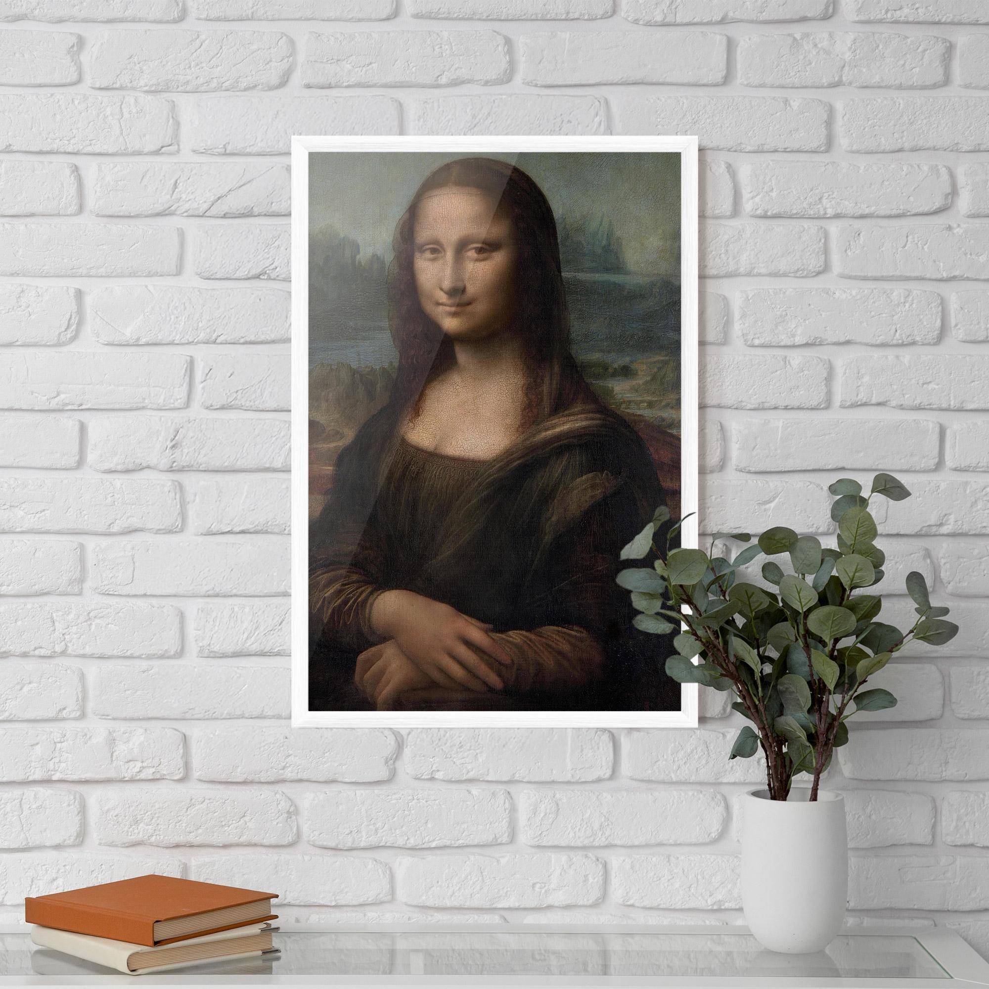 Poster Înrămat Mona Lisa By Leonardo Da Vinci mockup 5