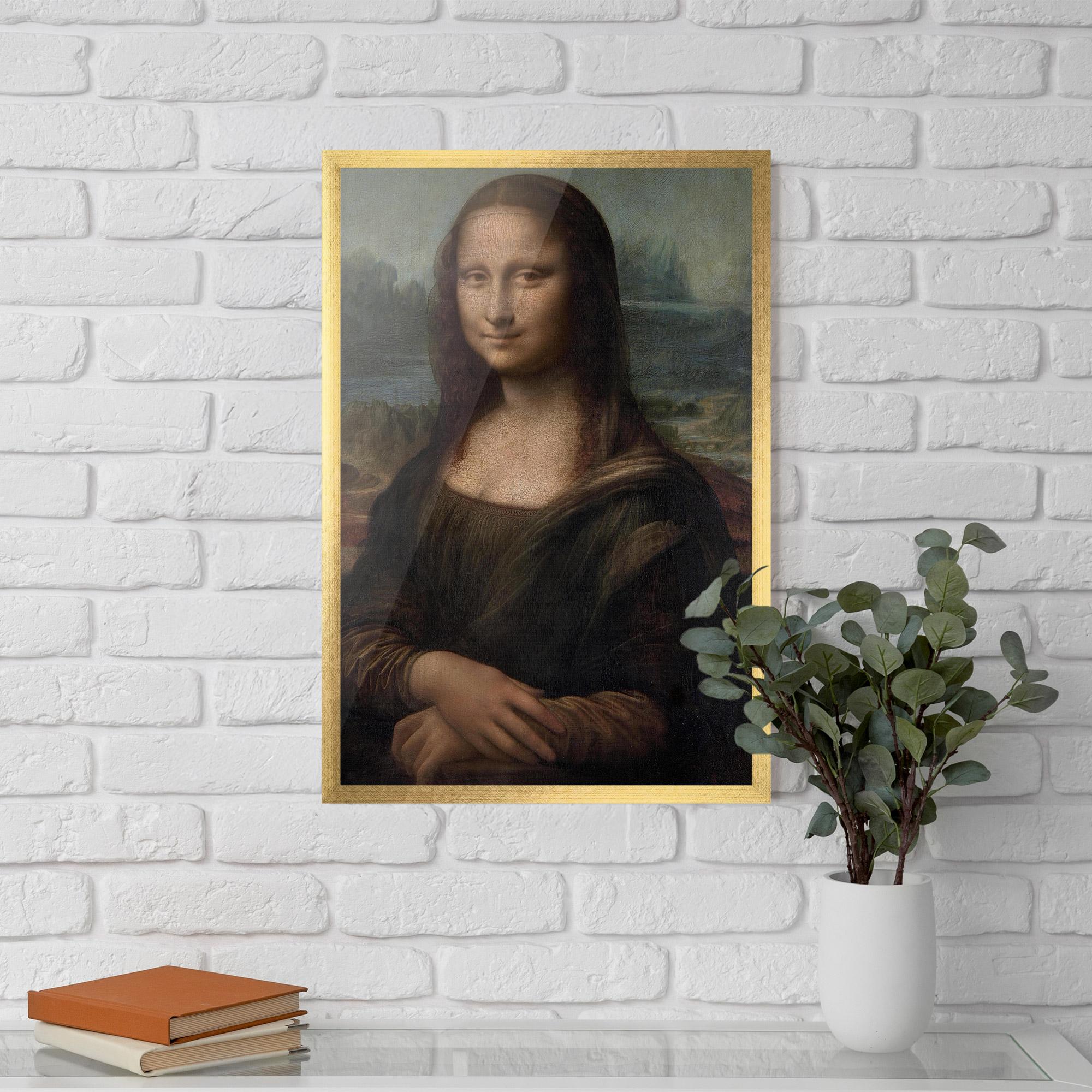 Poster Înrămat Mona Lisa By Leonardo Da Vinci mockup 5