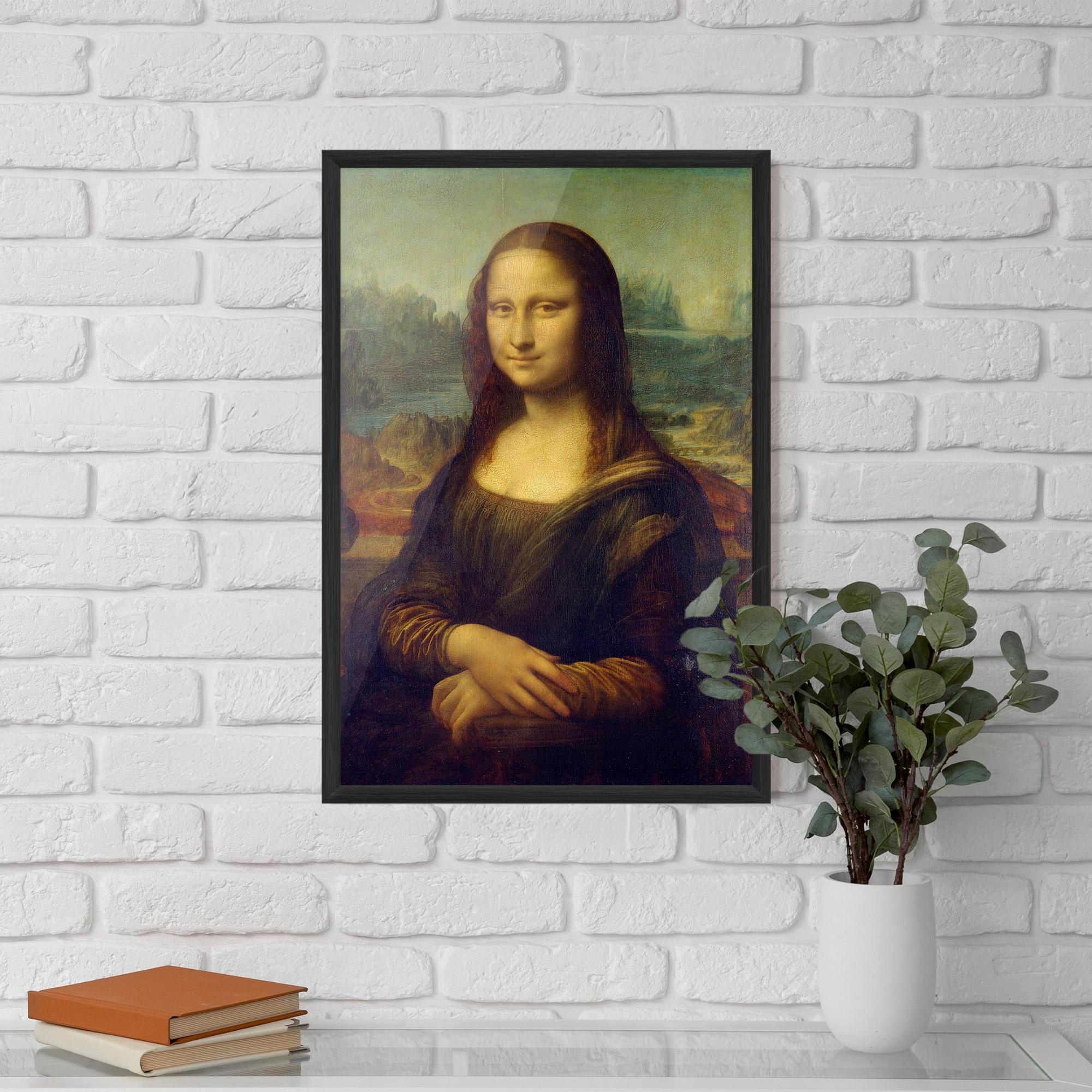 Poster Înrămat Gioconda By Leonardo Da Vinci mockup 5