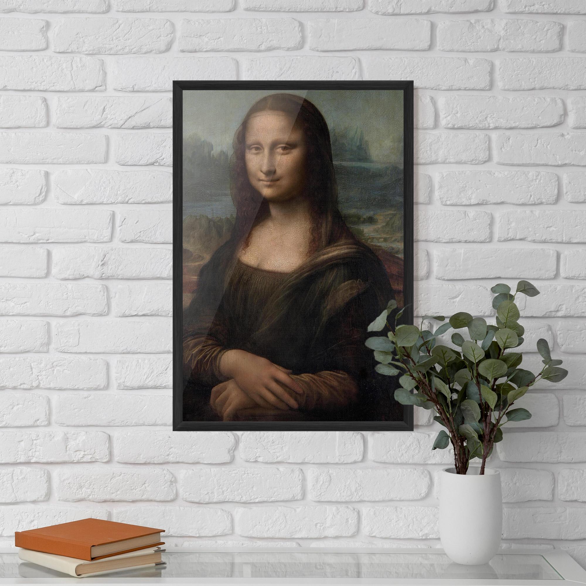 Poster Înrămat Mona Lisa By Leonardo Da Vinci mockup 5