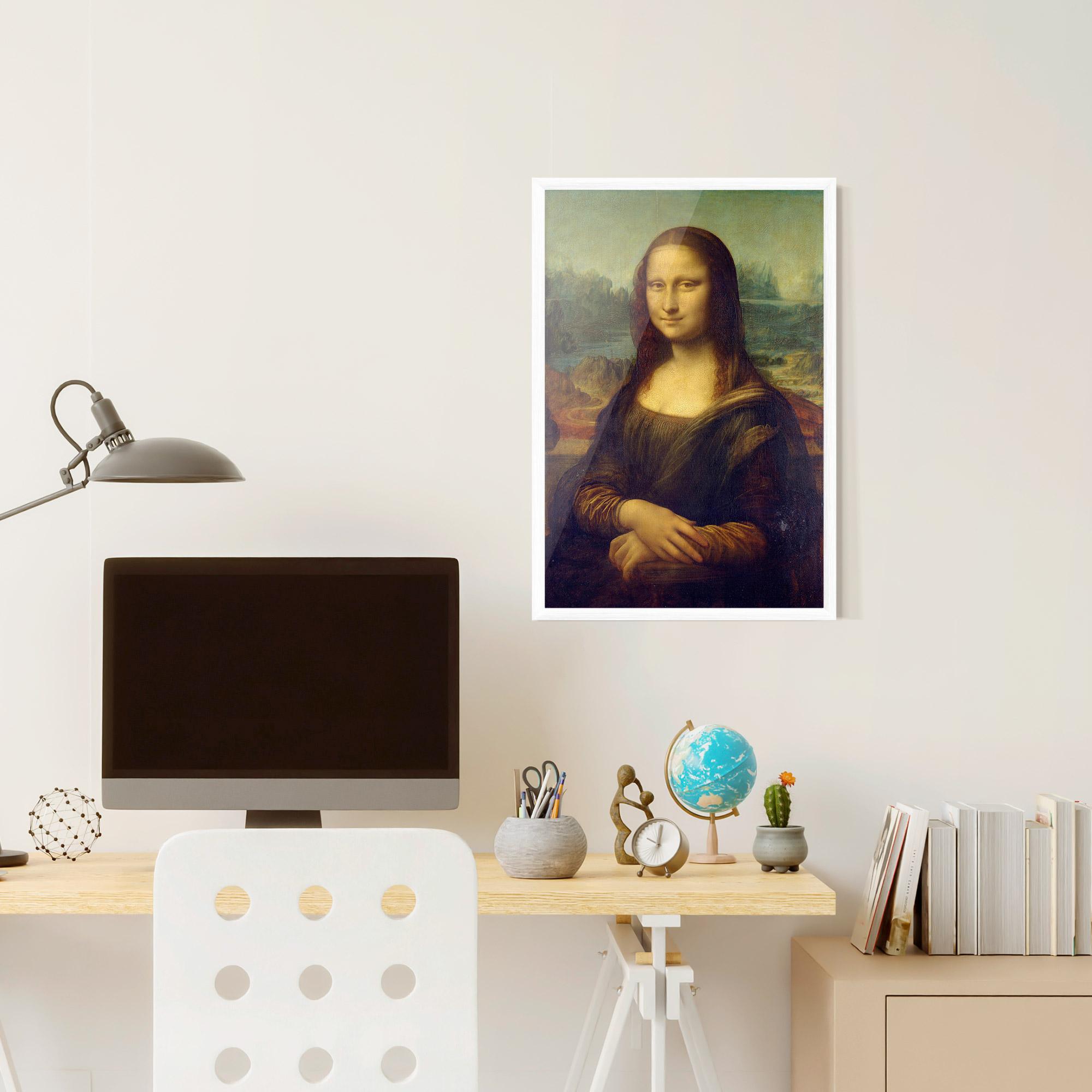 Poster Înrămat Gioconda By Leonardo Da Vinci mockup 6