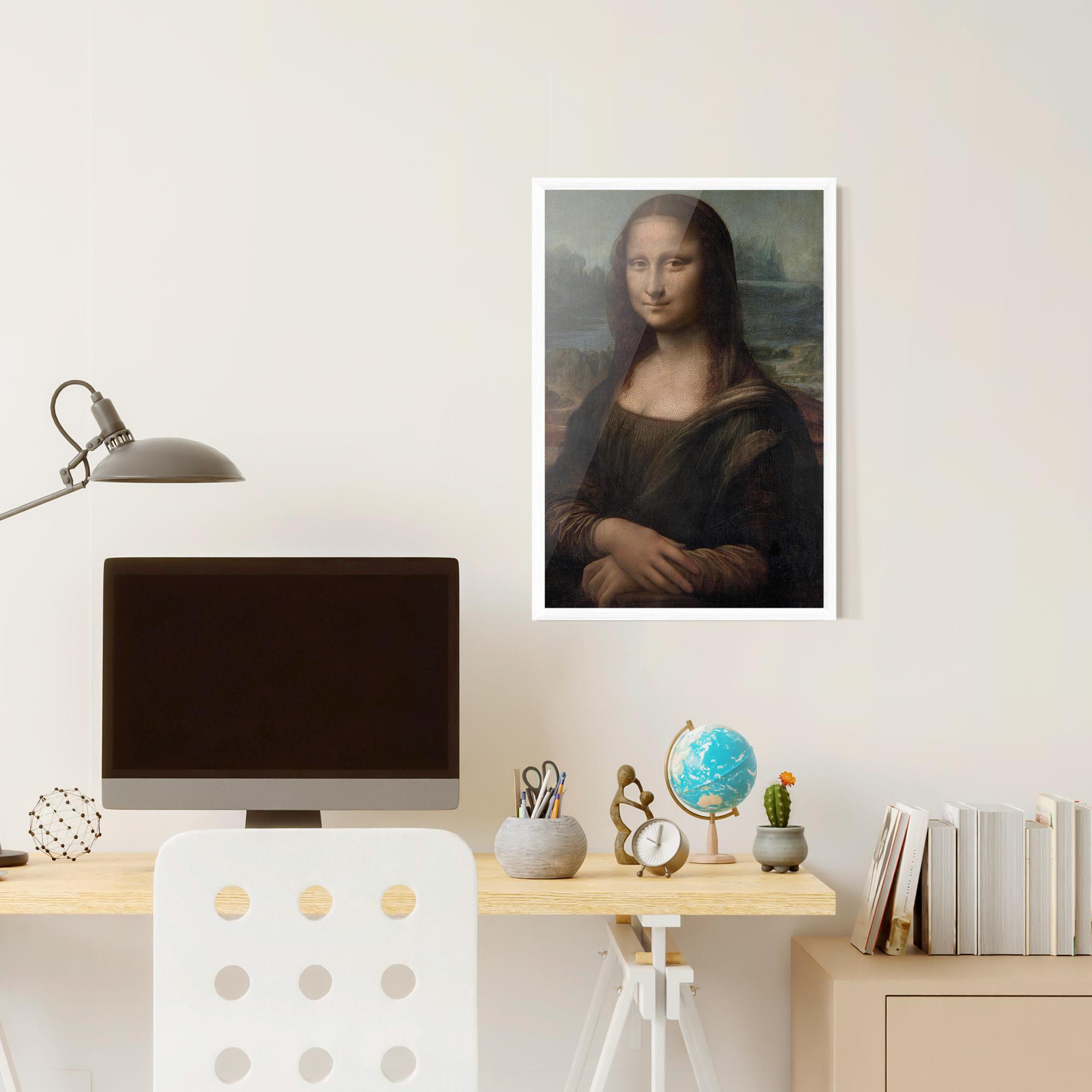 Poster Înrămat Mona Lisa By Leonardo Da Vinci mockup 6