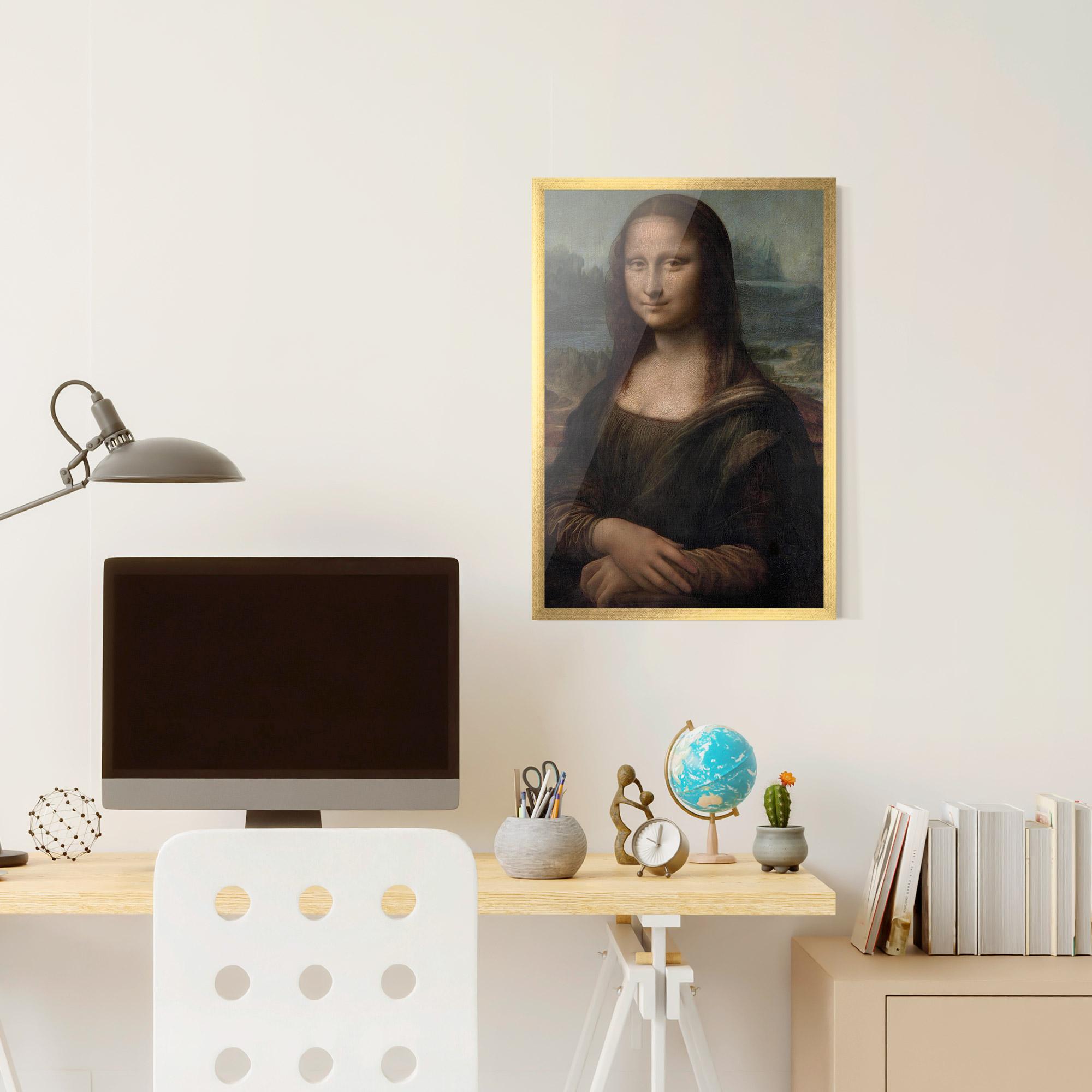 Poster Înrămat Mona Lisa By Leonardo Da Vinci mockup 6