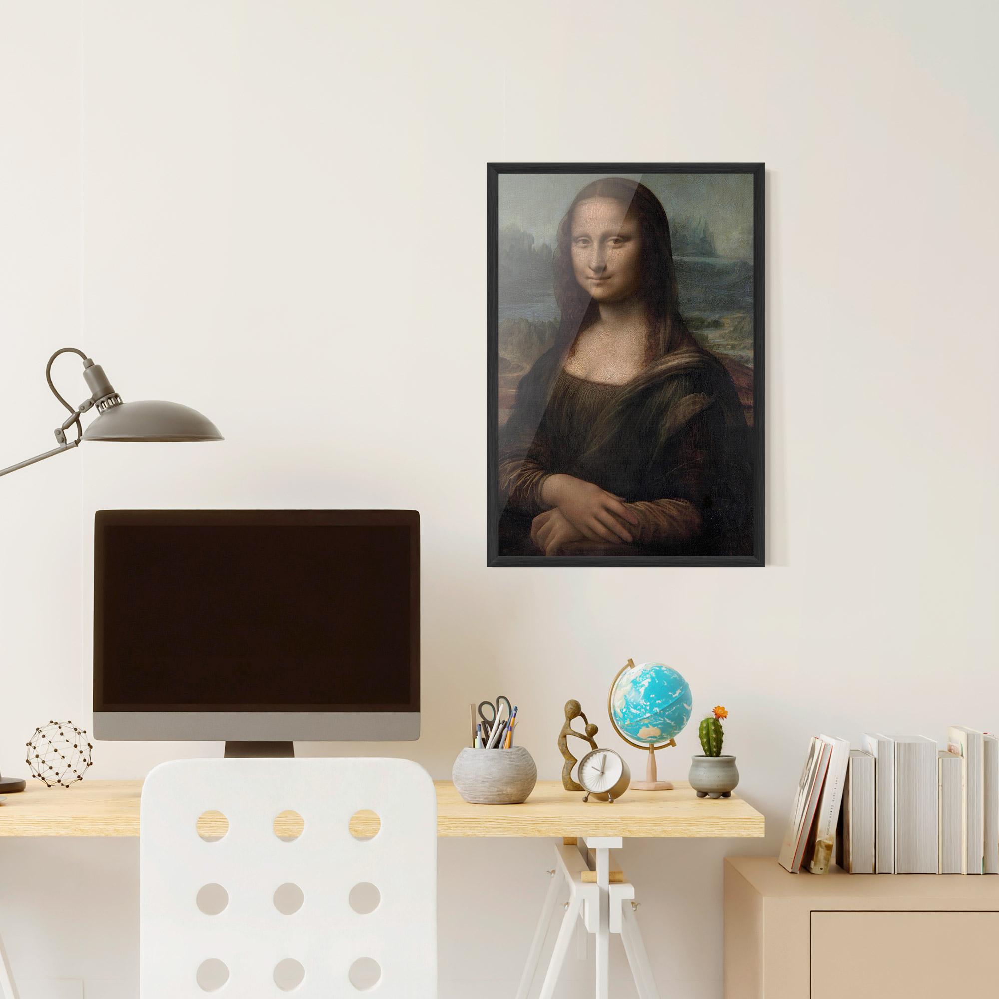 Poster Înrămat Mona Lisa By Leonardo Da Vinci mockup 6