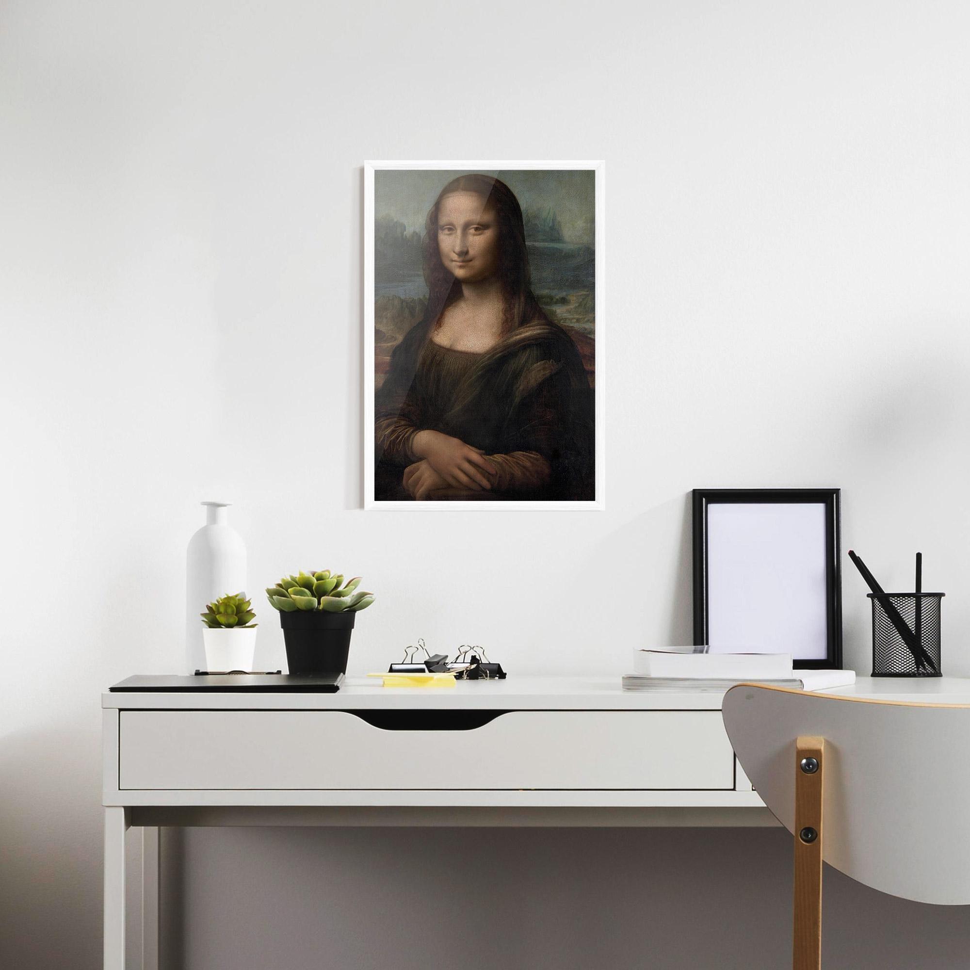 Poster Înrămat Mona Lisa By Leonardo Da Vinci mockup 7