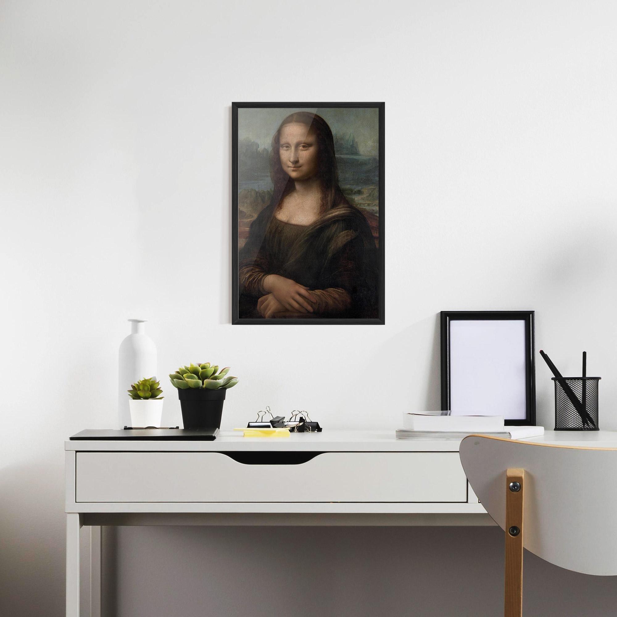 Poster Înrămat Mona Lisa By Leonardo Da Vinci mockup 7