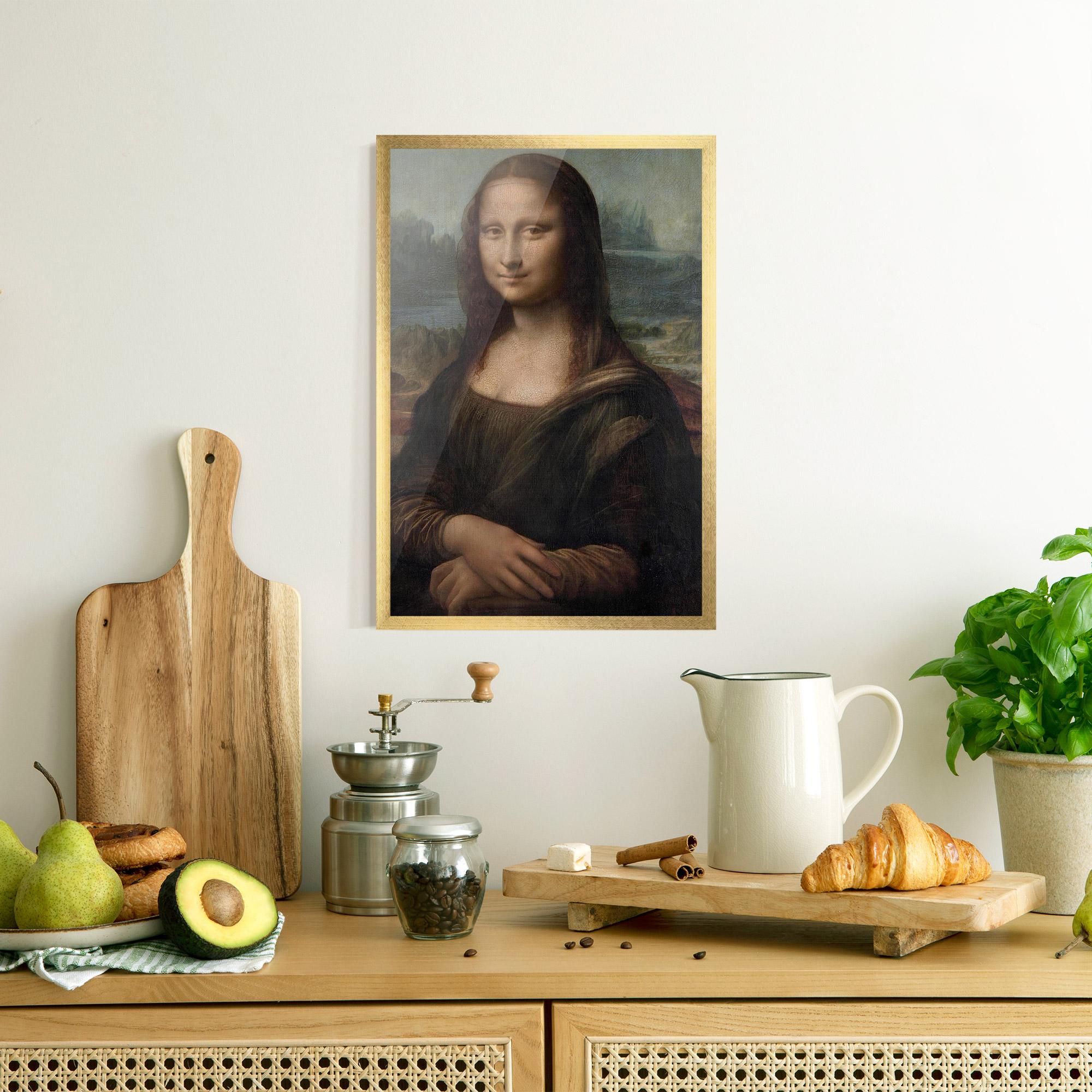 Poster Înrămat Mona Lisa By Leonardo Da Vinci mockup 8