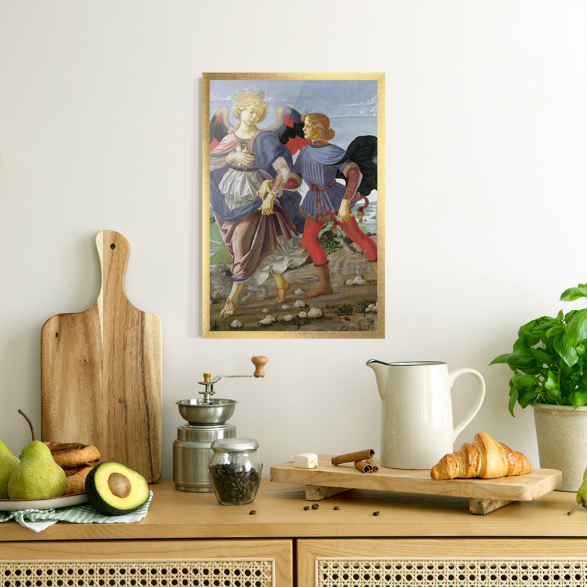 Poster Înrămat Tobias And The Angel mockup 8