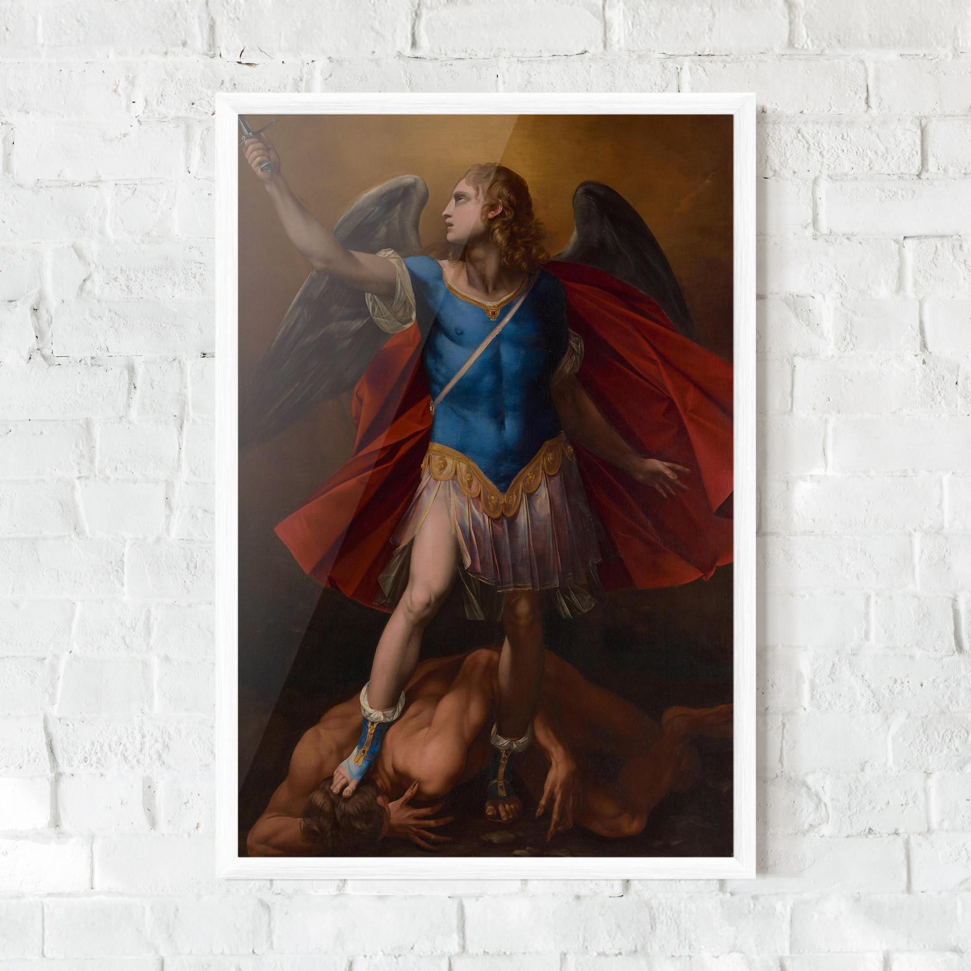 Poster Înrămat Sword In Upraised mockup 0