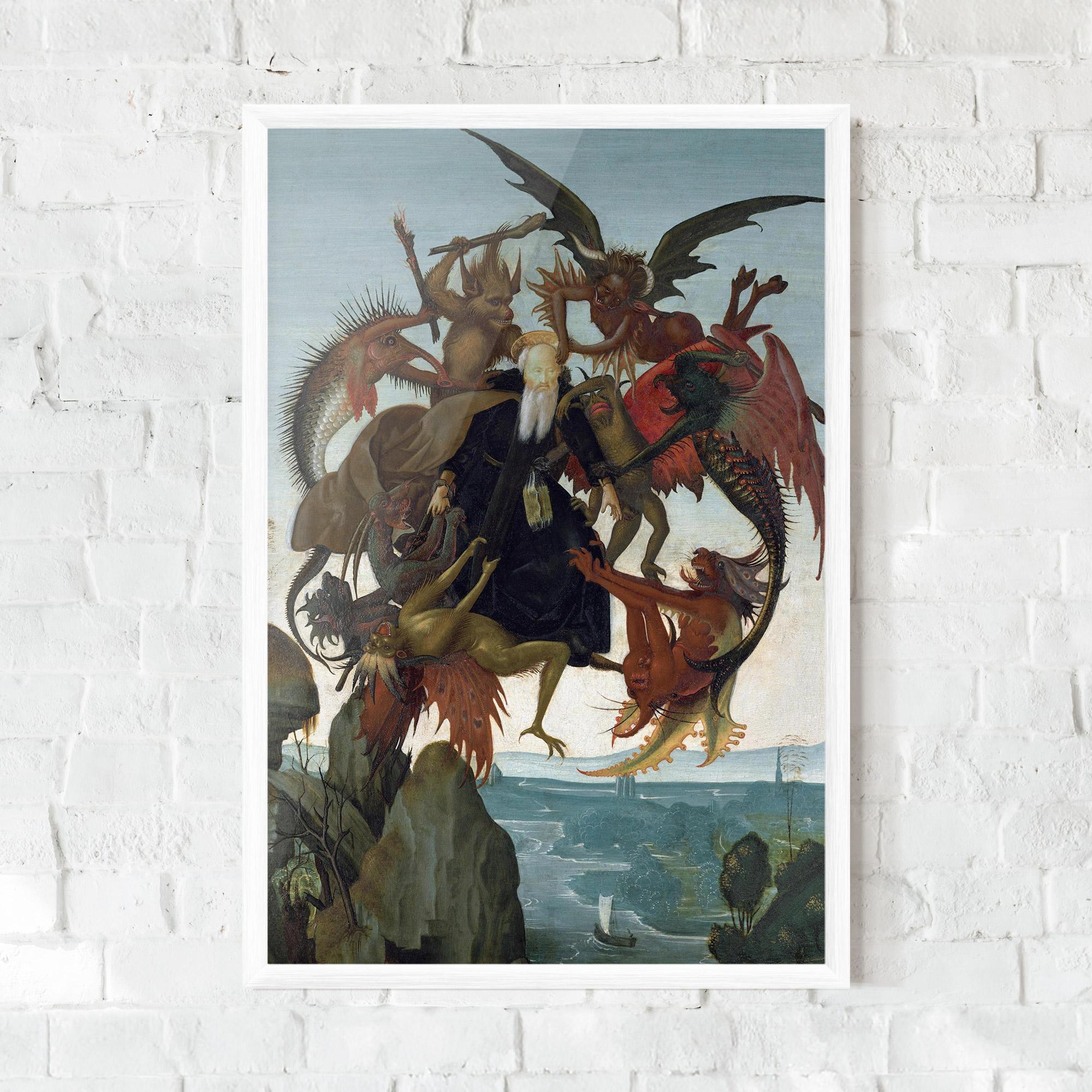 Poster Înrămat Torment Of Saint mockup 0