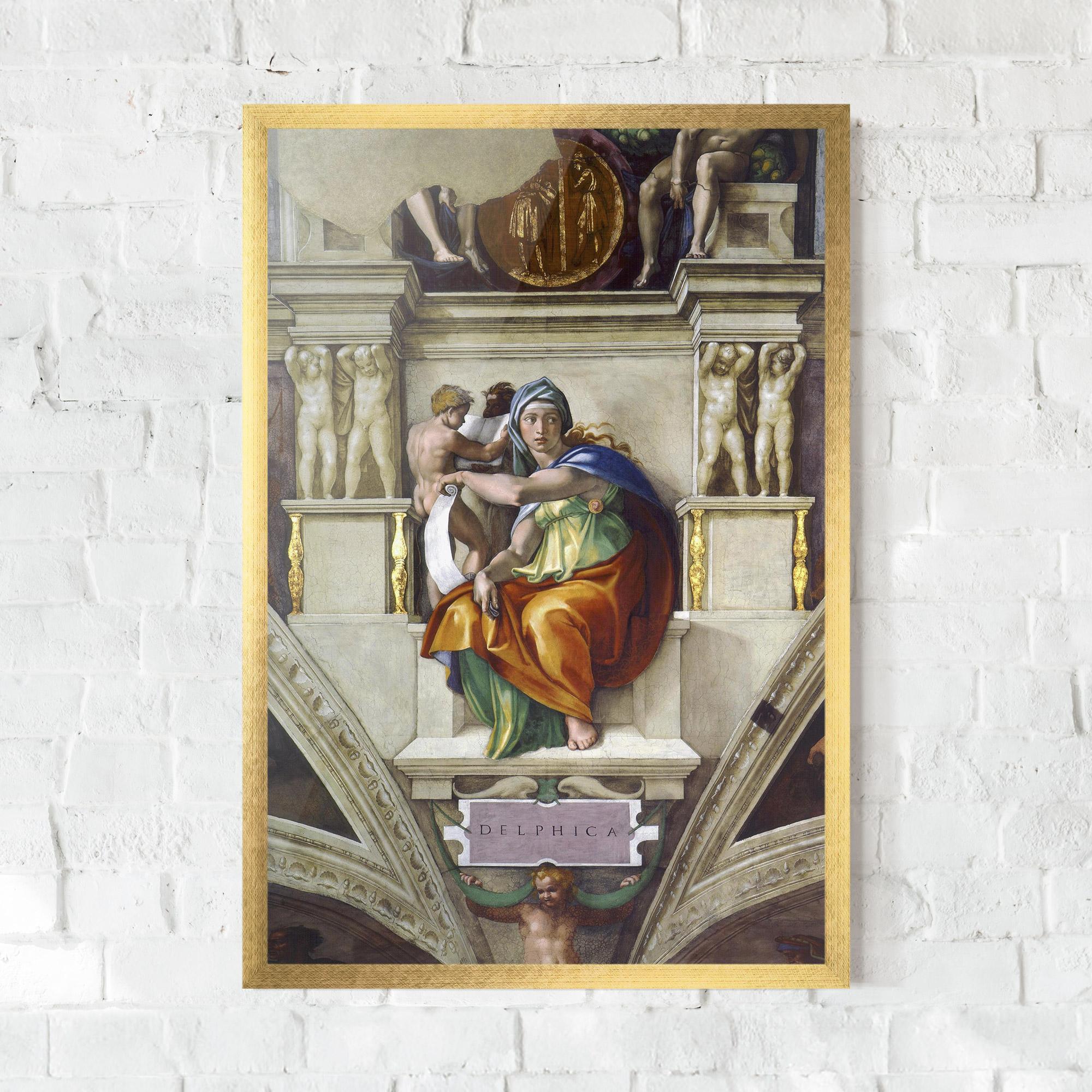 Poster Înrămat Delphic Sibyl mockup 0