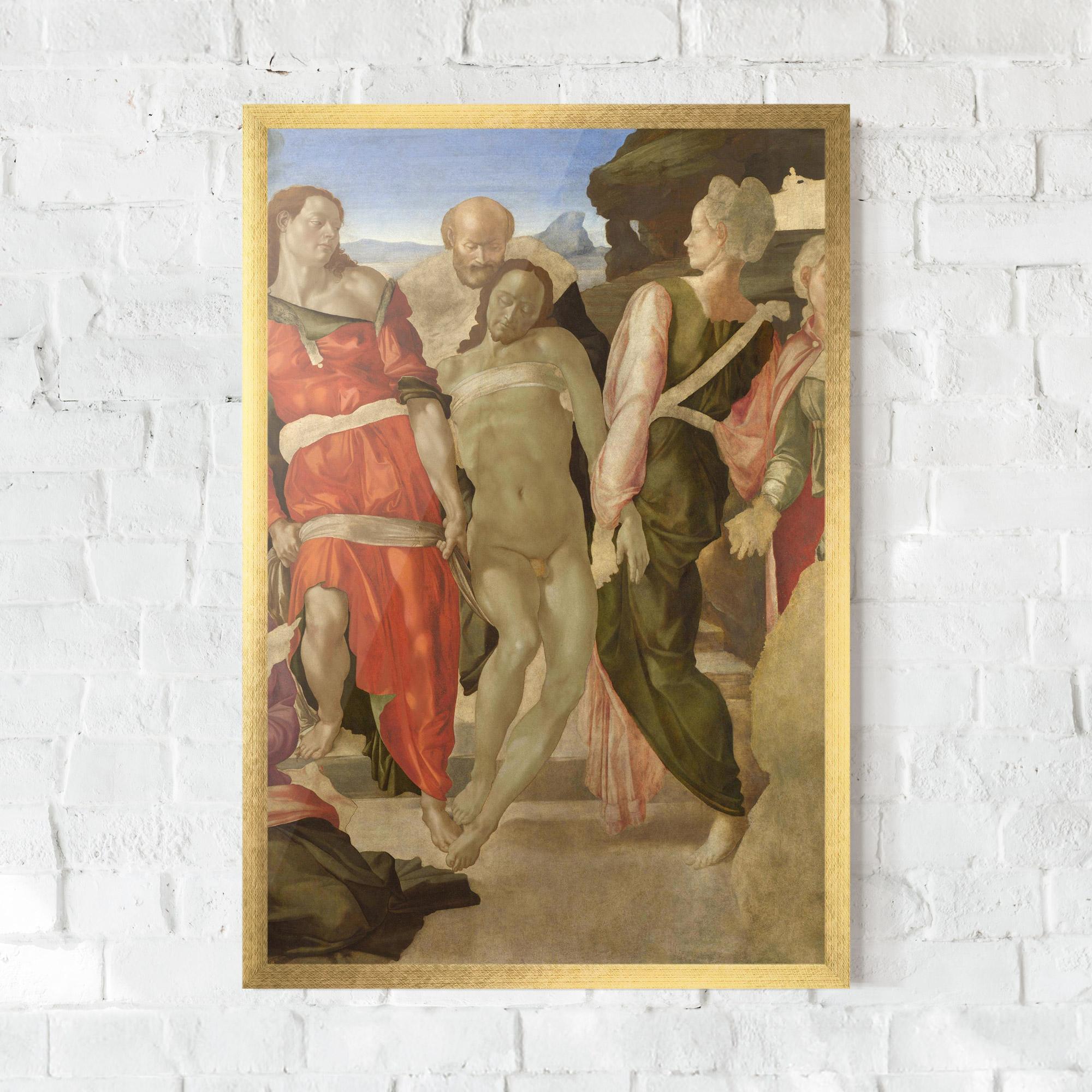 Poster Înrămat Entombment mockup 0