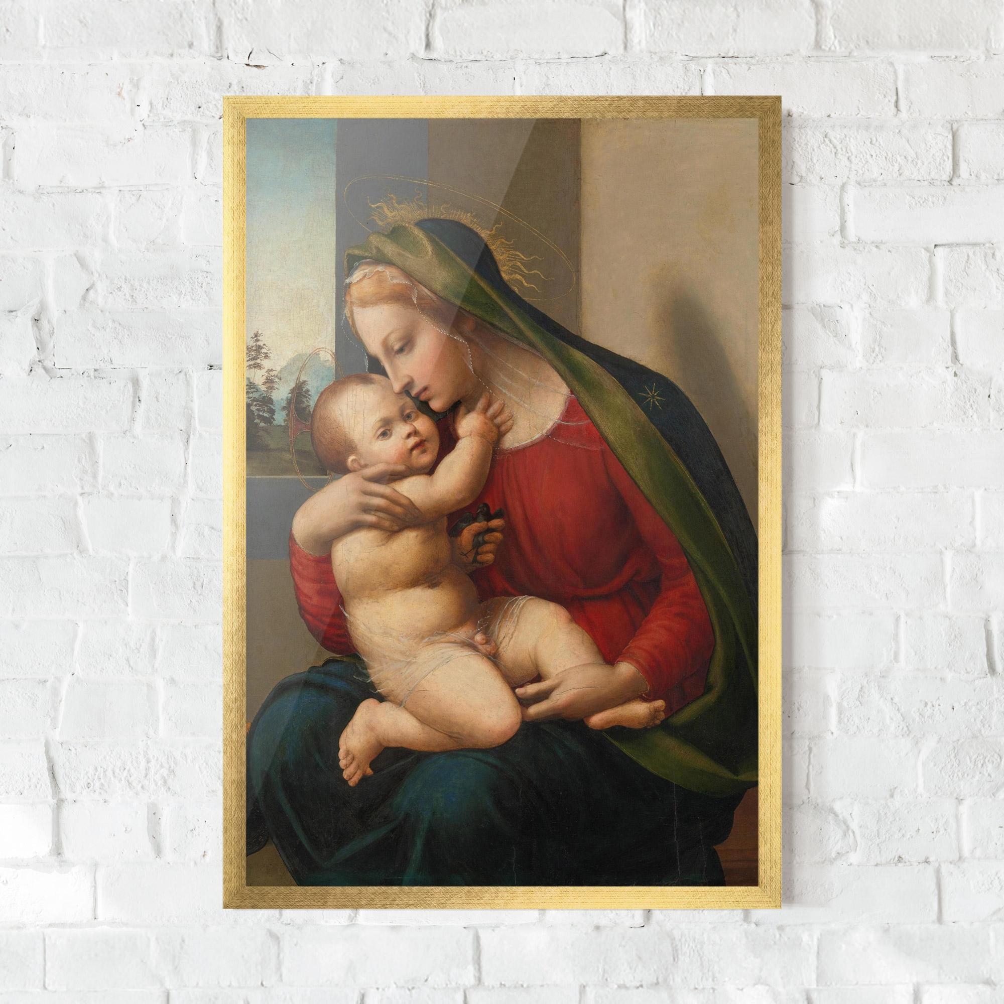 Poster Înrămat Madonna And Child mockup 0