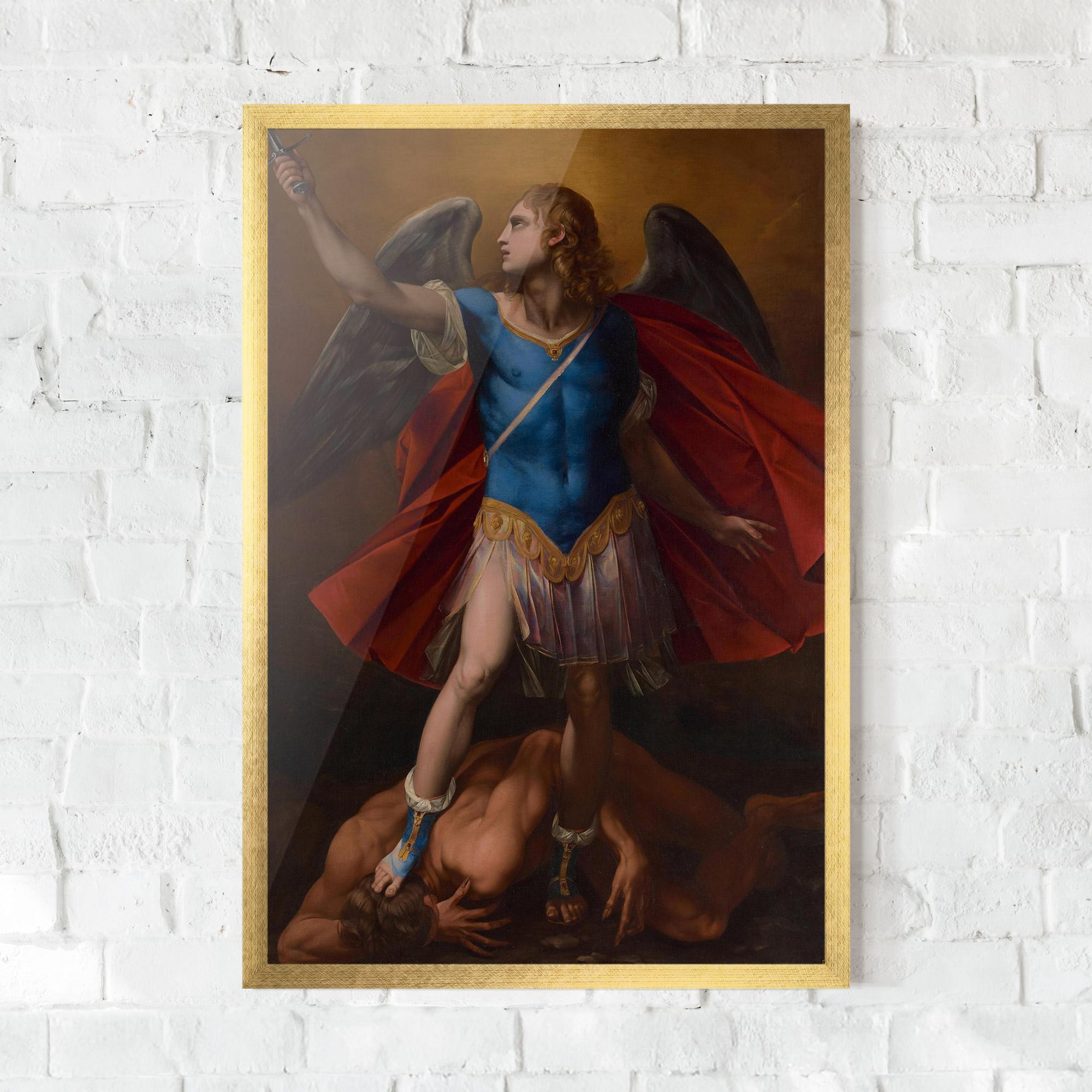 Poster Înrămat Sword In Upraised mockup 0