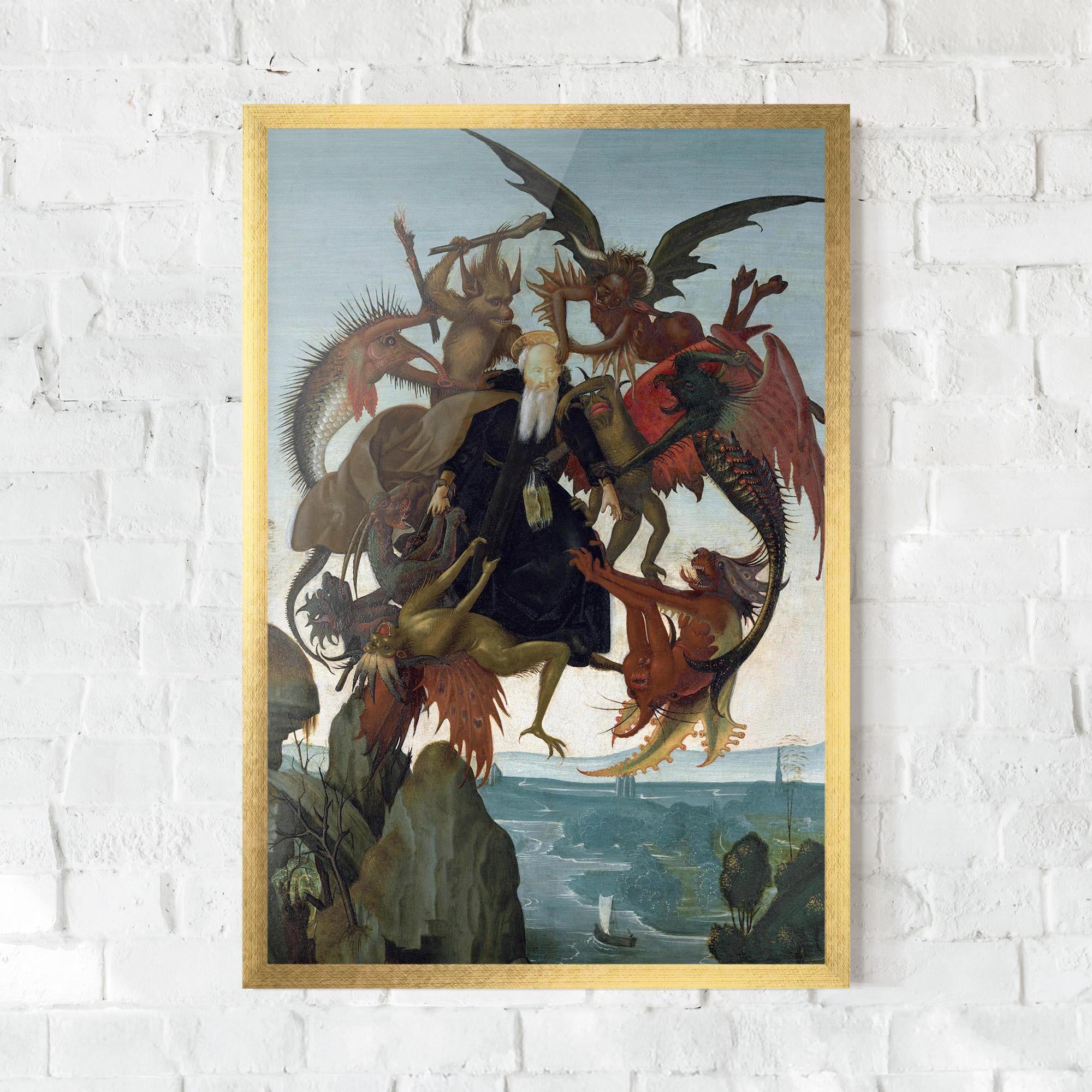 Poster Înrămat Torment Of Saint mockup 0