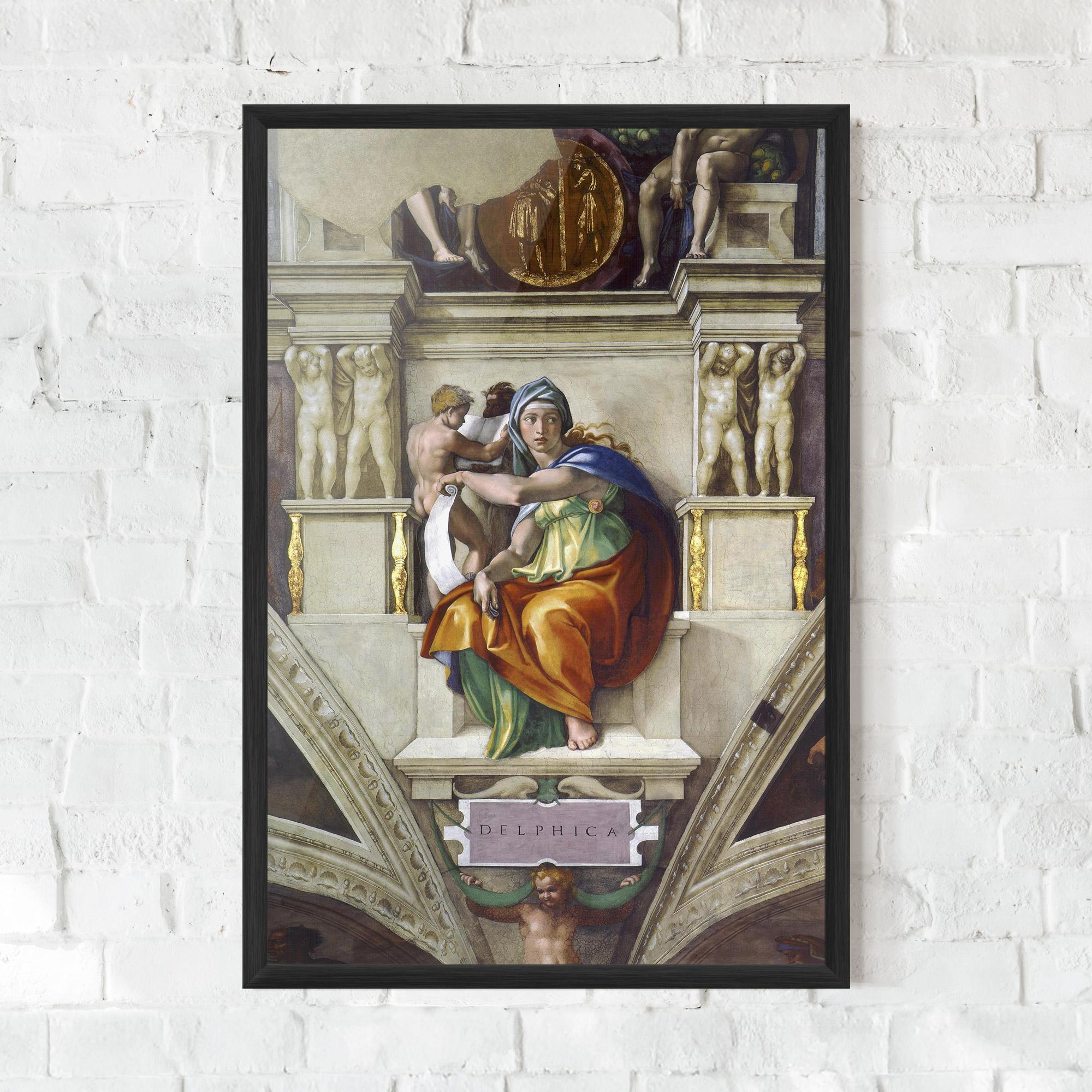 Poster Înrămat Delphic Sibyl mockup 0