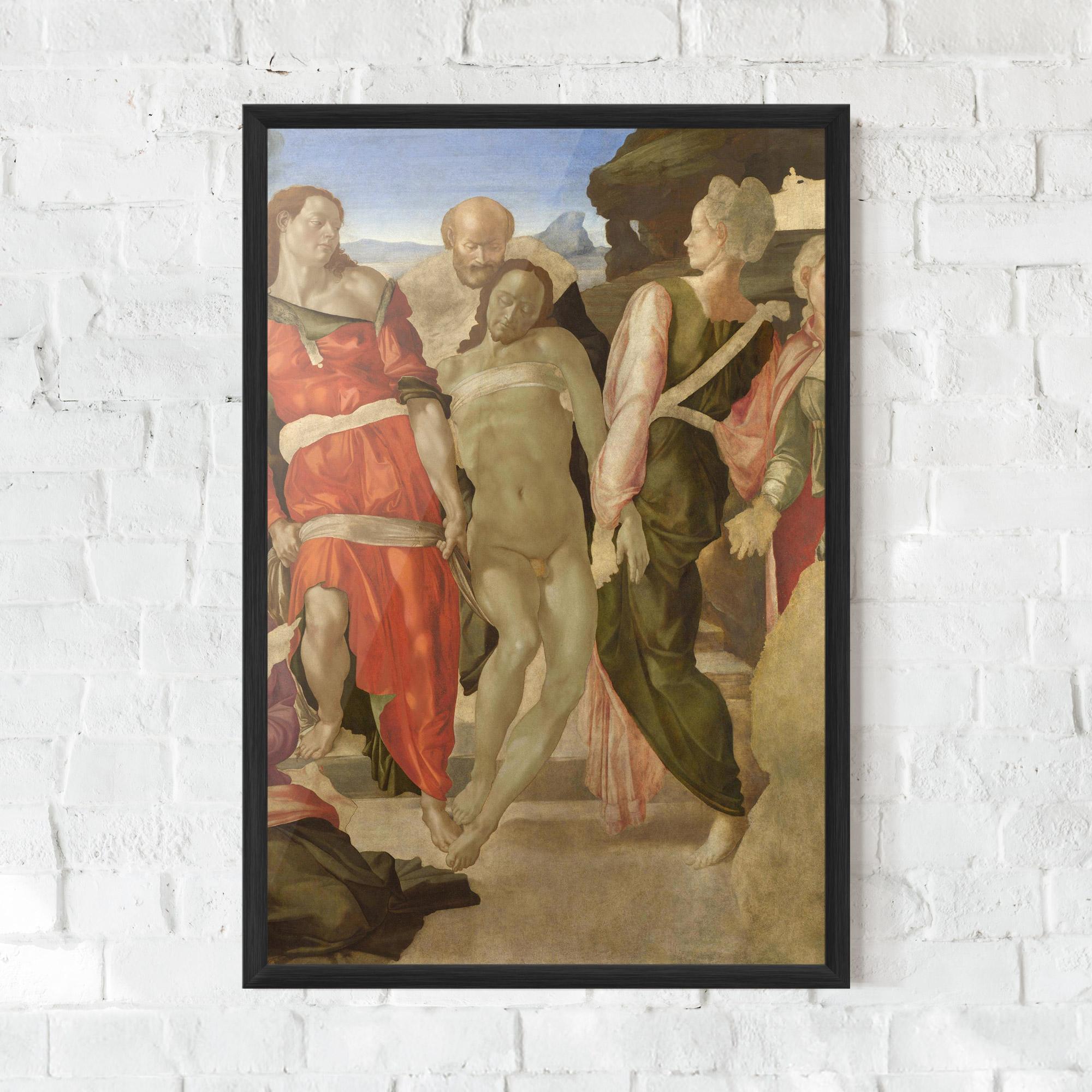 Poster Înrămat Entombment mockup 0