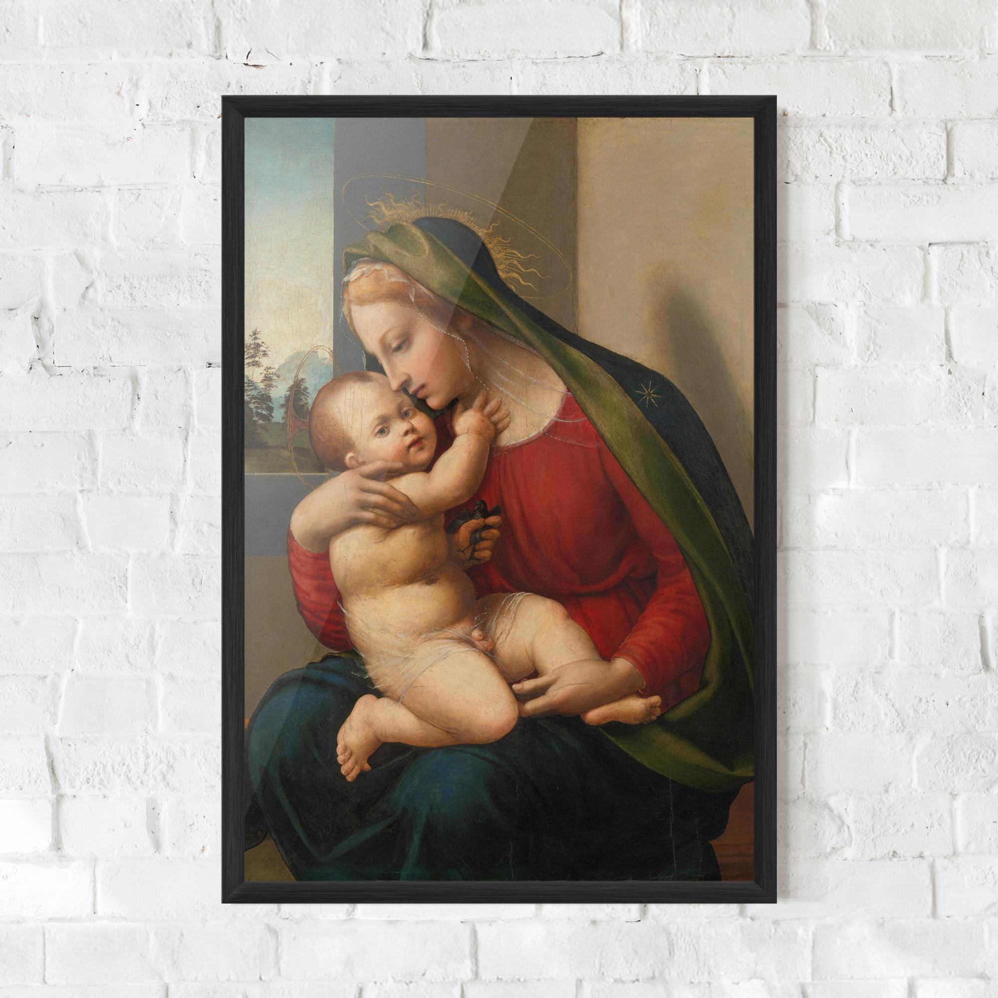 Poster Înrămat Madonna And Child mockup 0