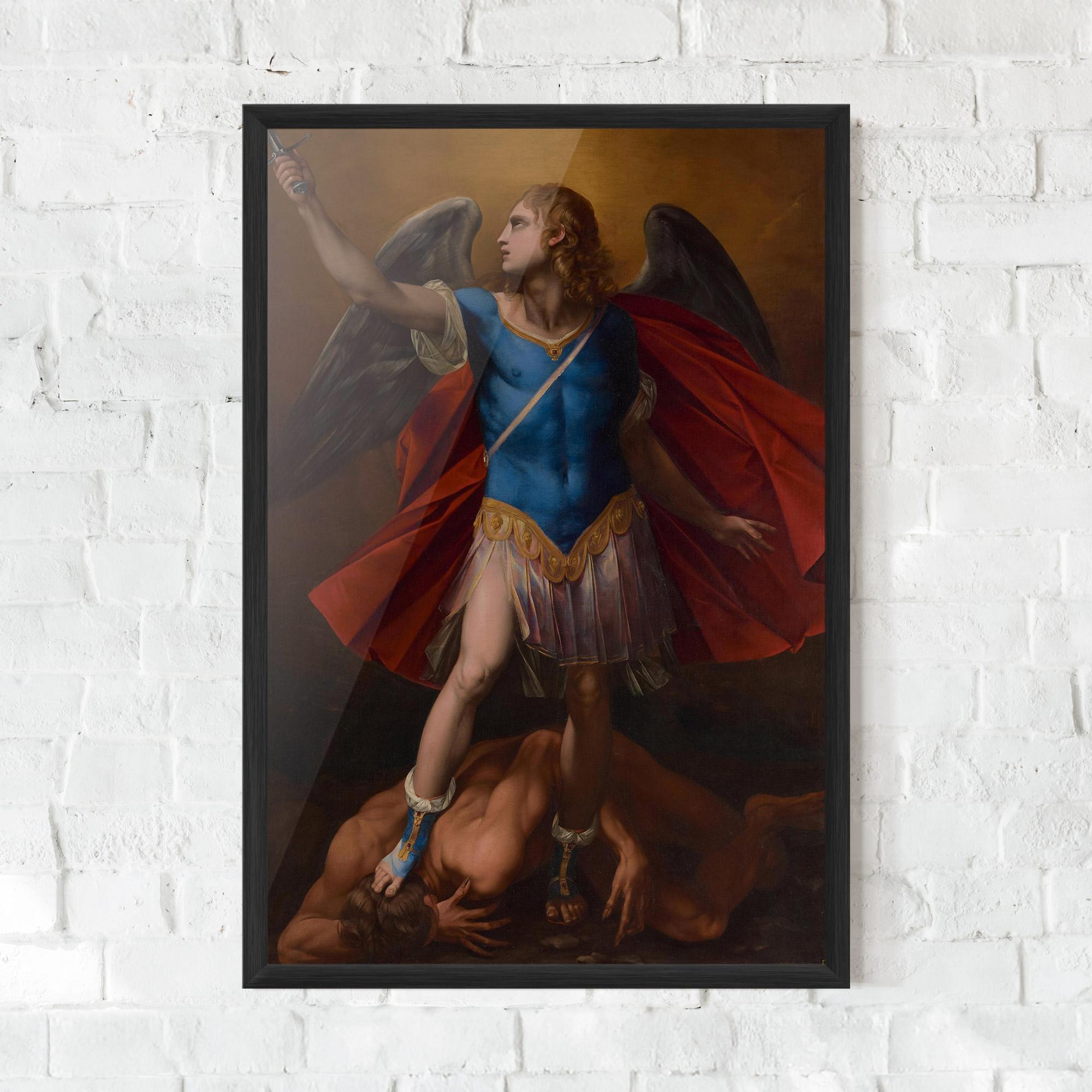 Poster Înrămat Sword In Upraised mockup 0