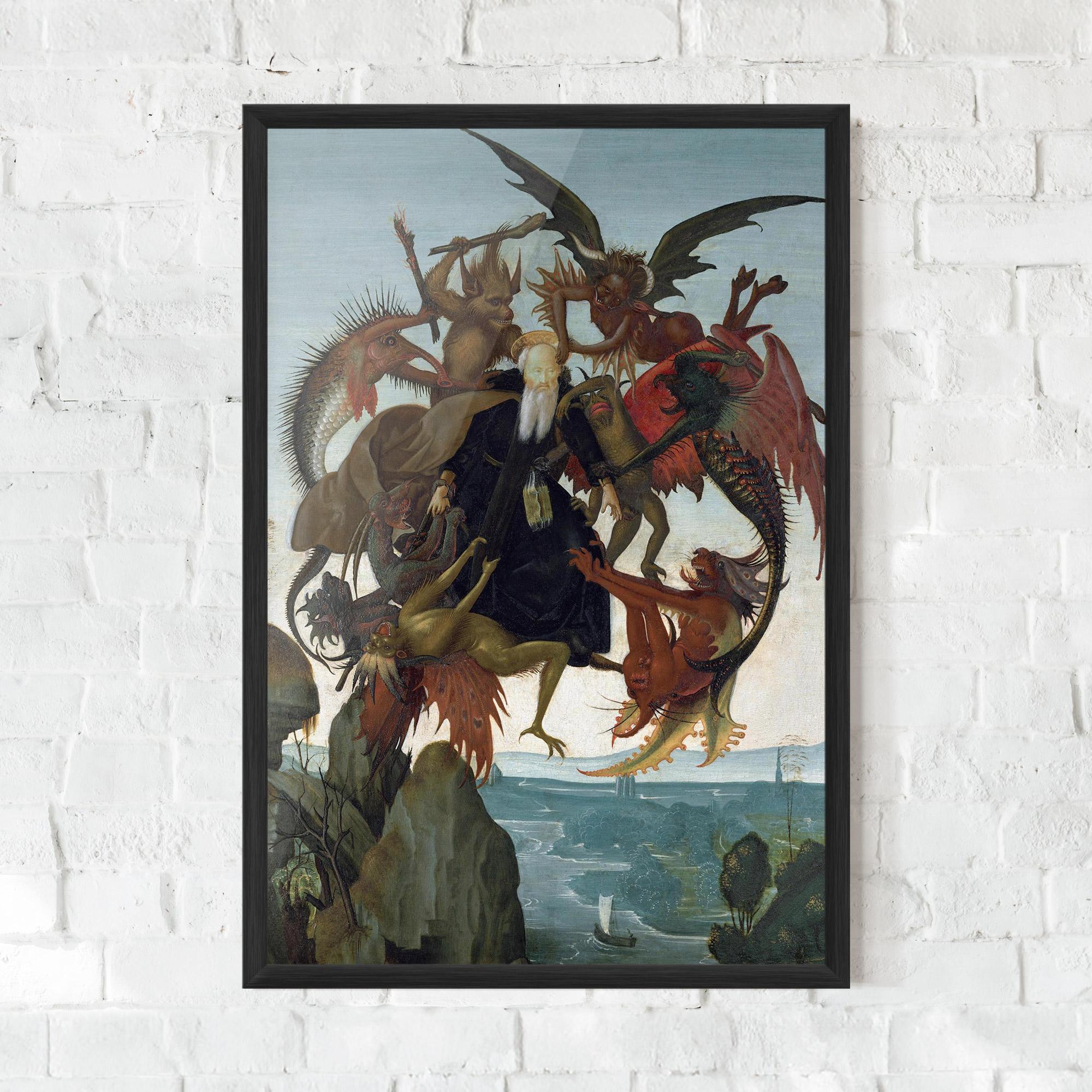 Poster Înrămat Torment Of Saint mockup 0