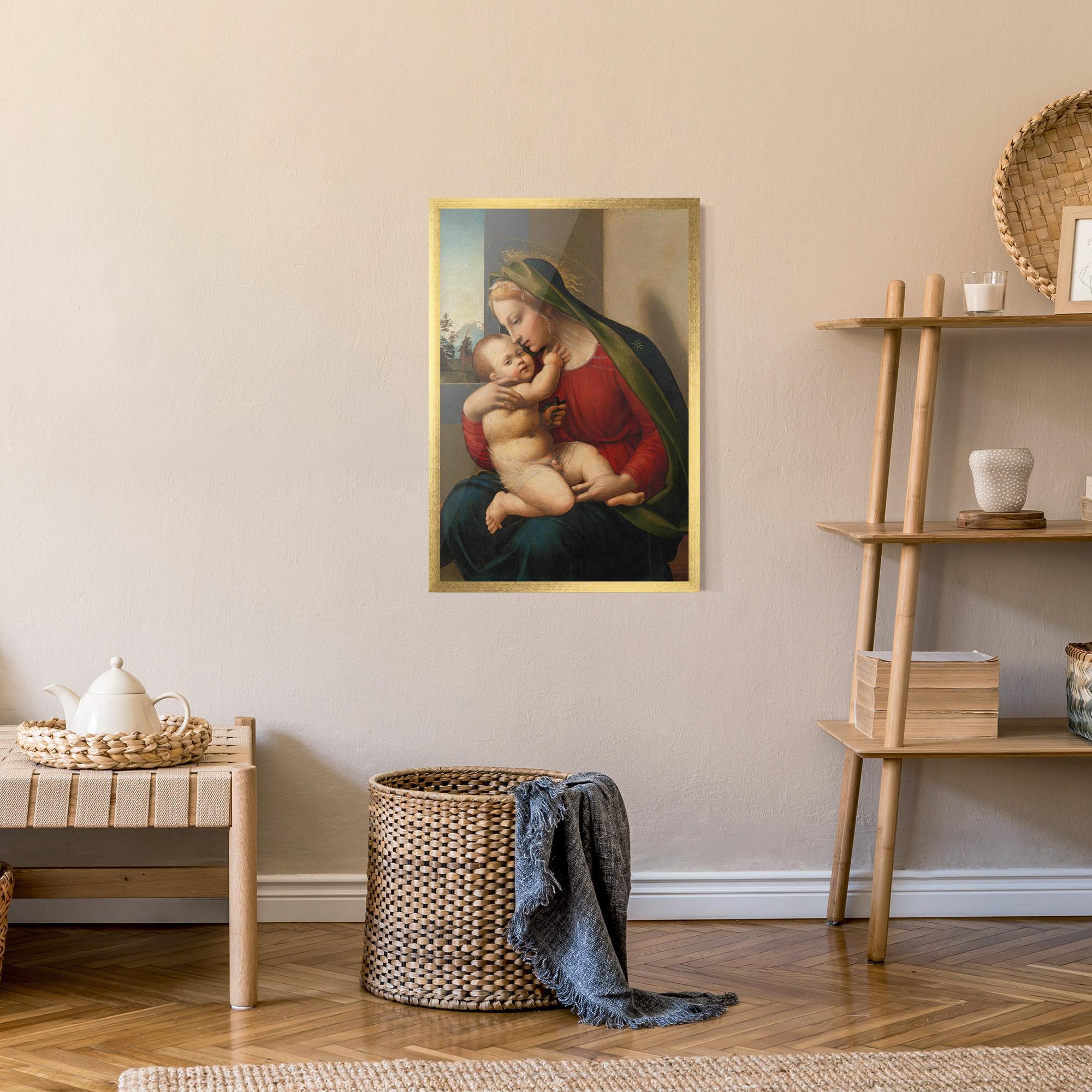 Poster Înrămat Madonna And Child mockup 9