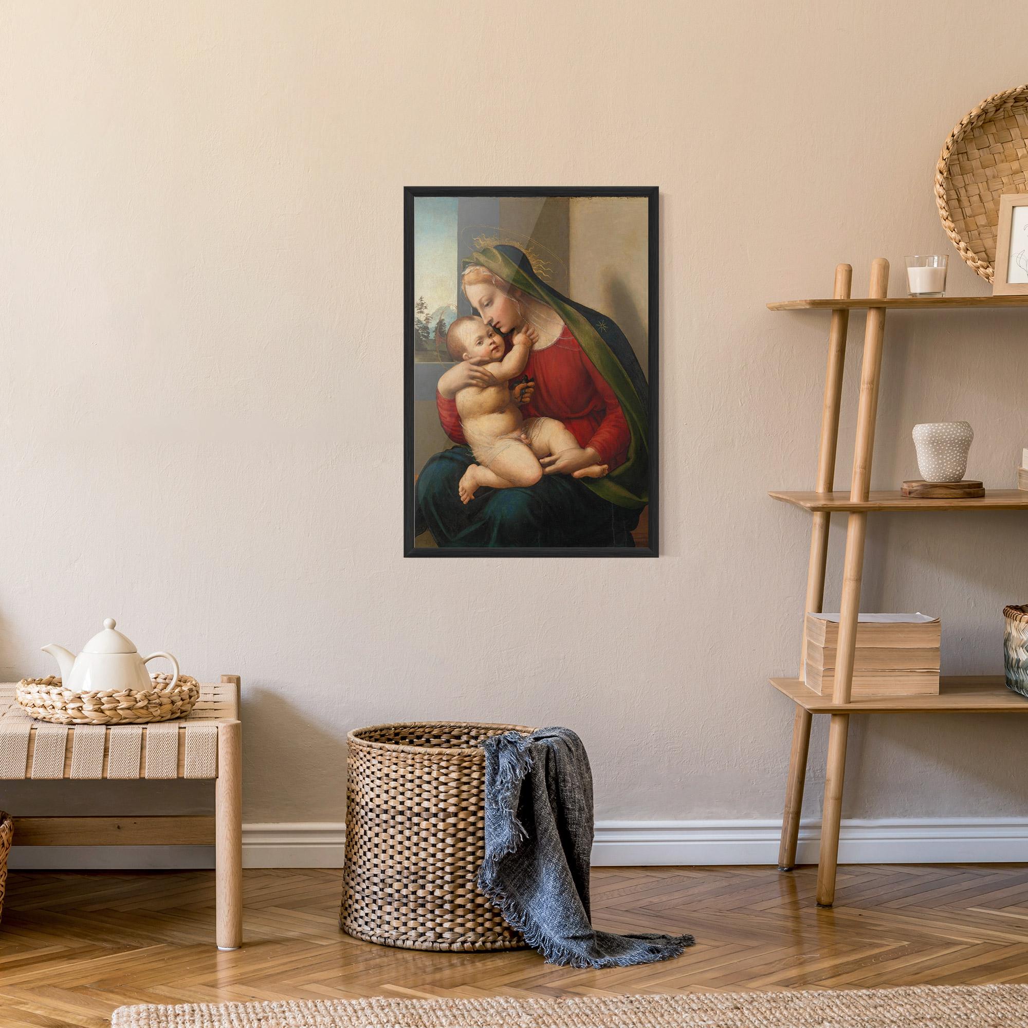 Poster Înrămat Madonna And Child mockup 9