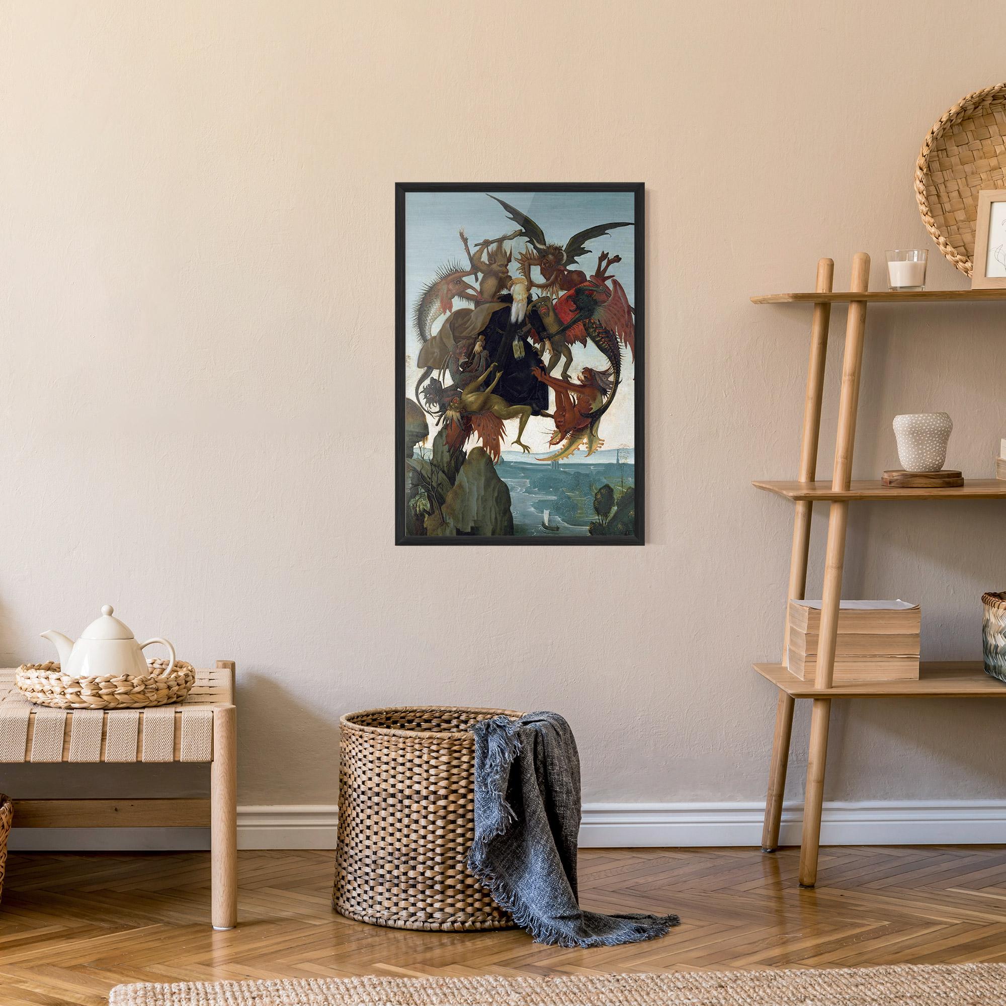 Poster Înrămat Torment Of Saint mockup 9