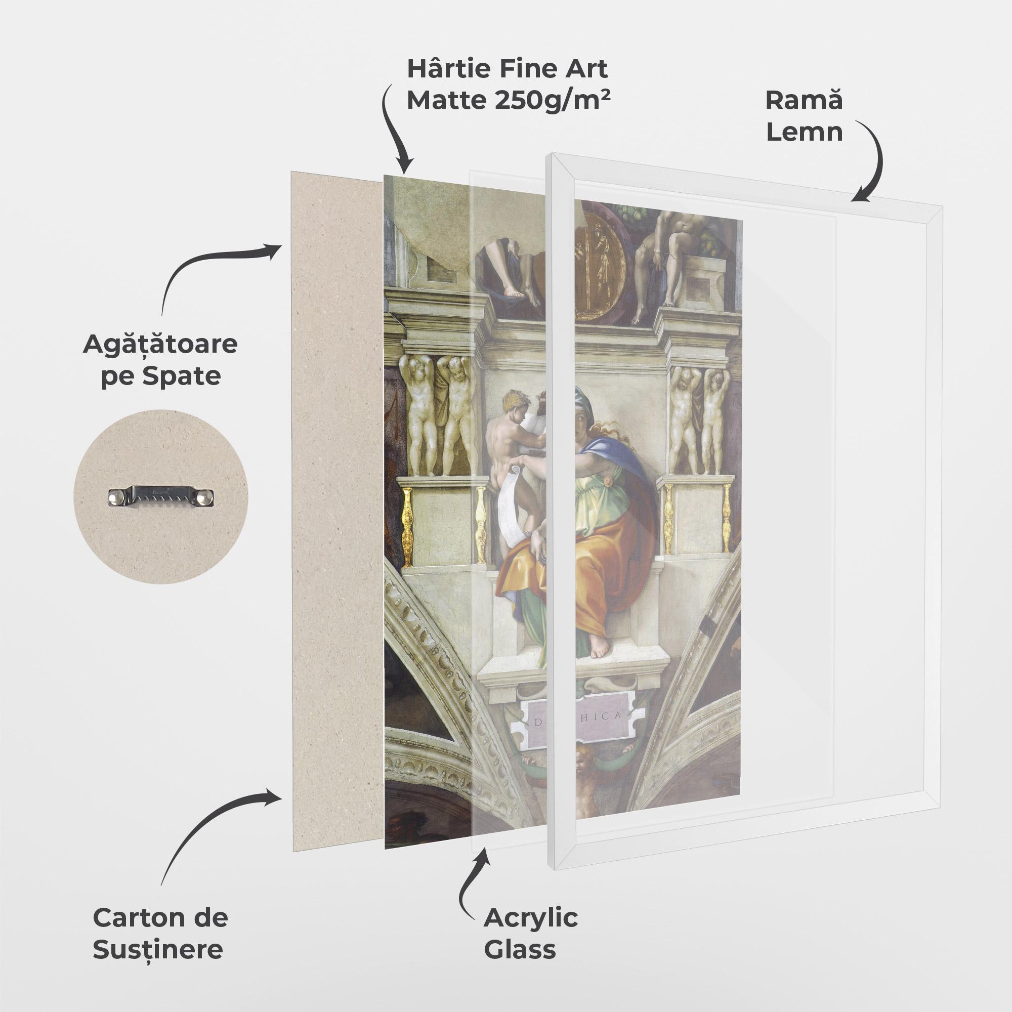 Poster Înrămat Delphic Sibyl mockup 1