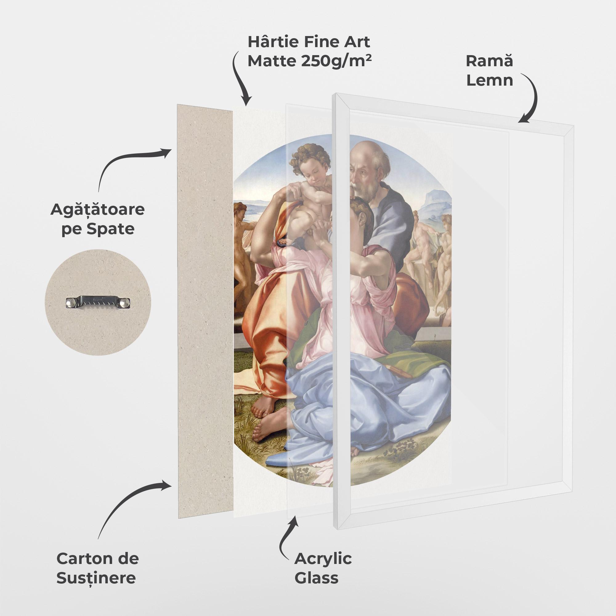 Poster Înrămat Doni Tondo mockup 1