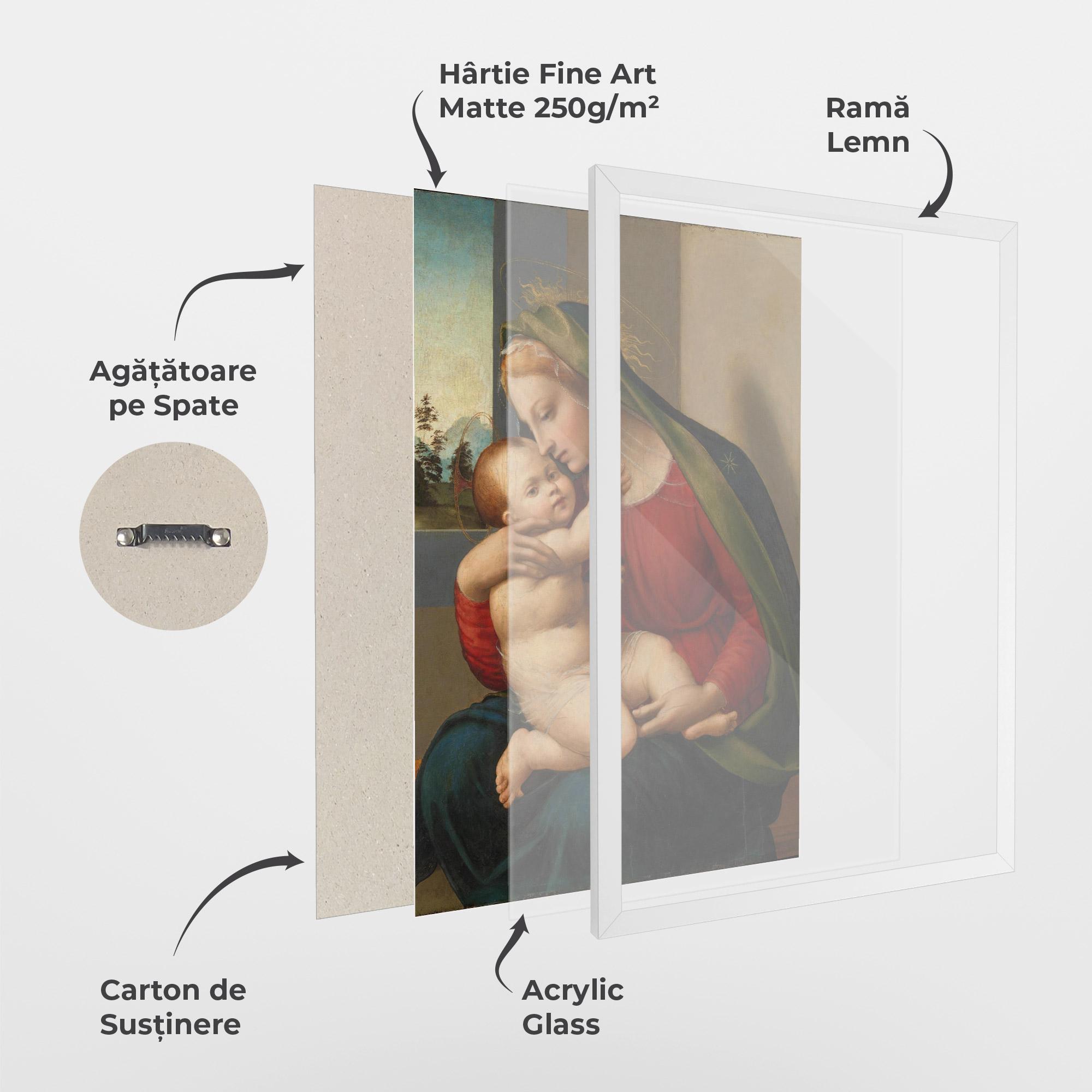 Poster Înrămat Madonna And Child mockup 1