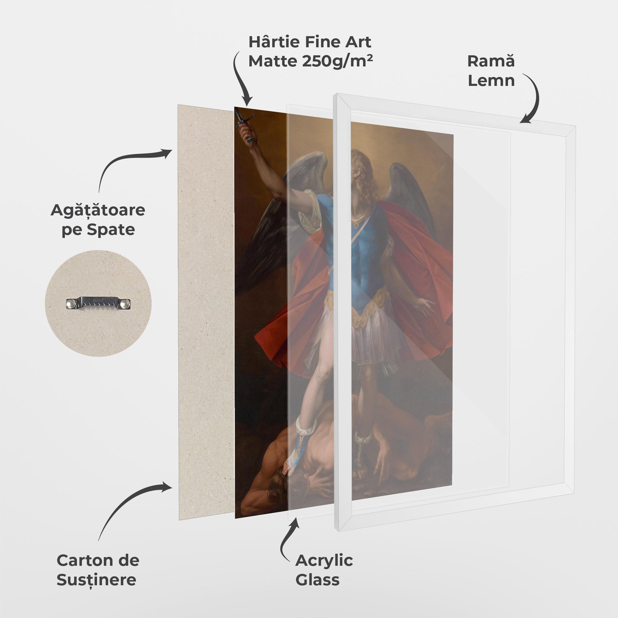 Poster Înrămat Sword In Upraised mockup 1